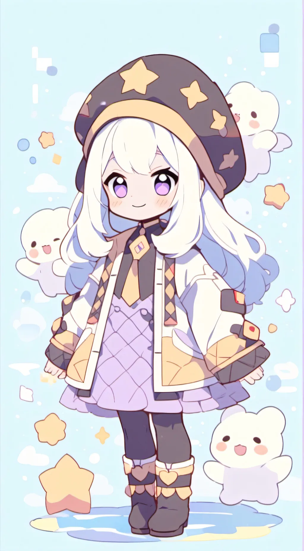ai character: squed geme  background