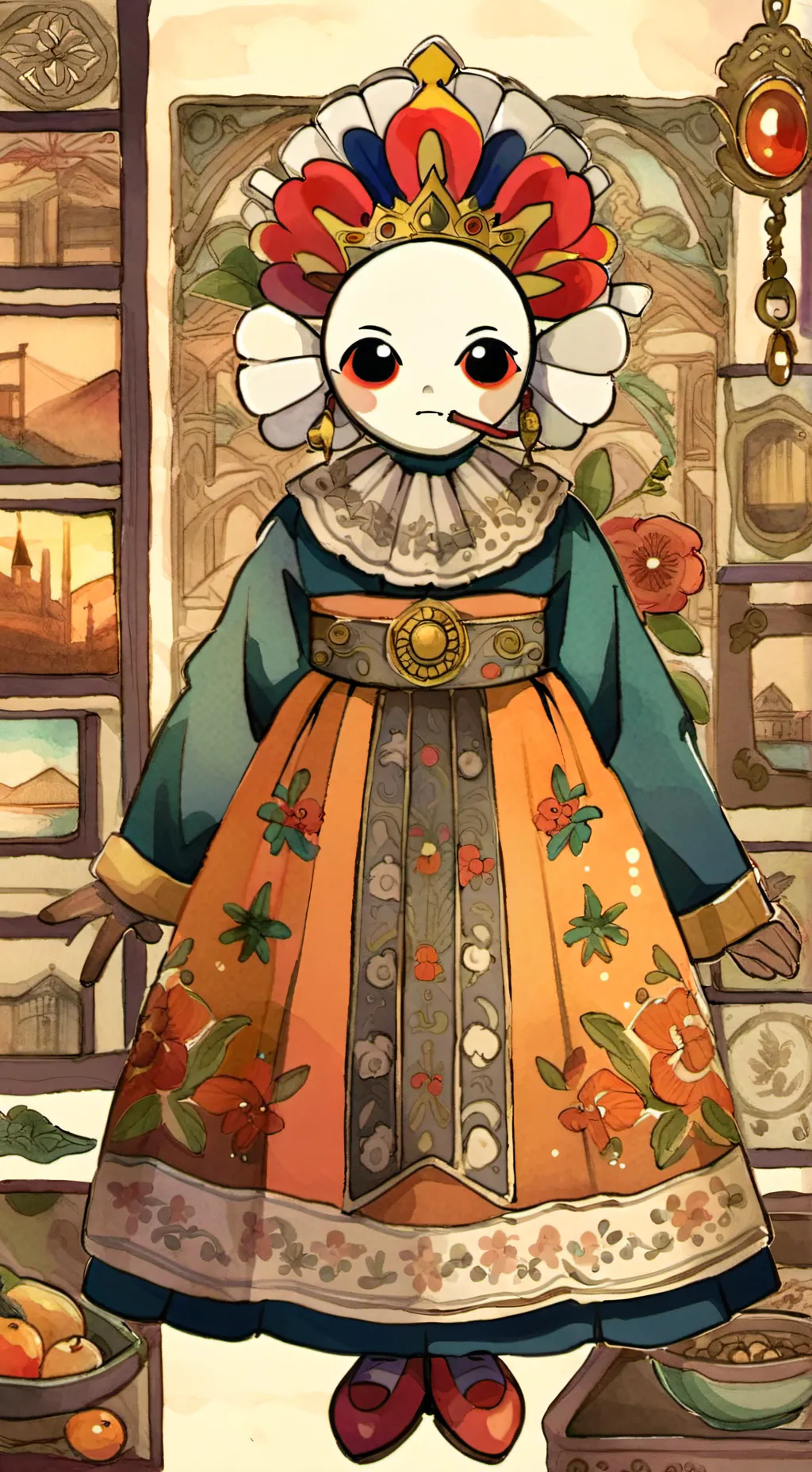 ai character: Dandy X Astro background