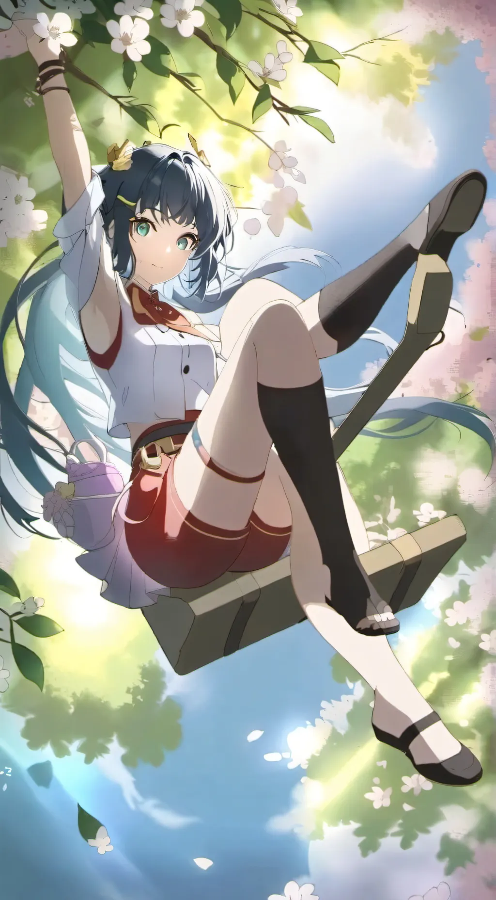 ai character: Miss God background