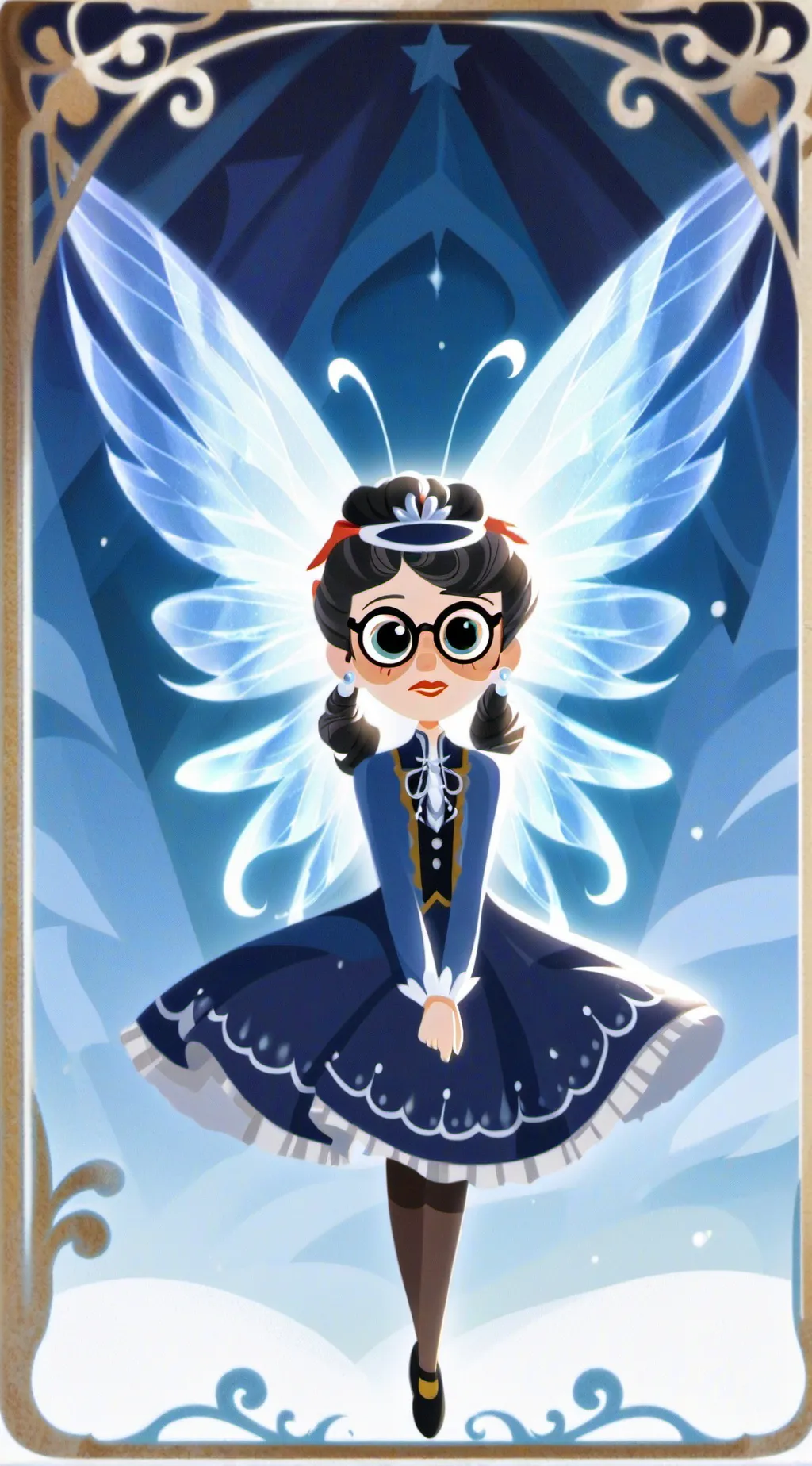 ai character: angel kid background
