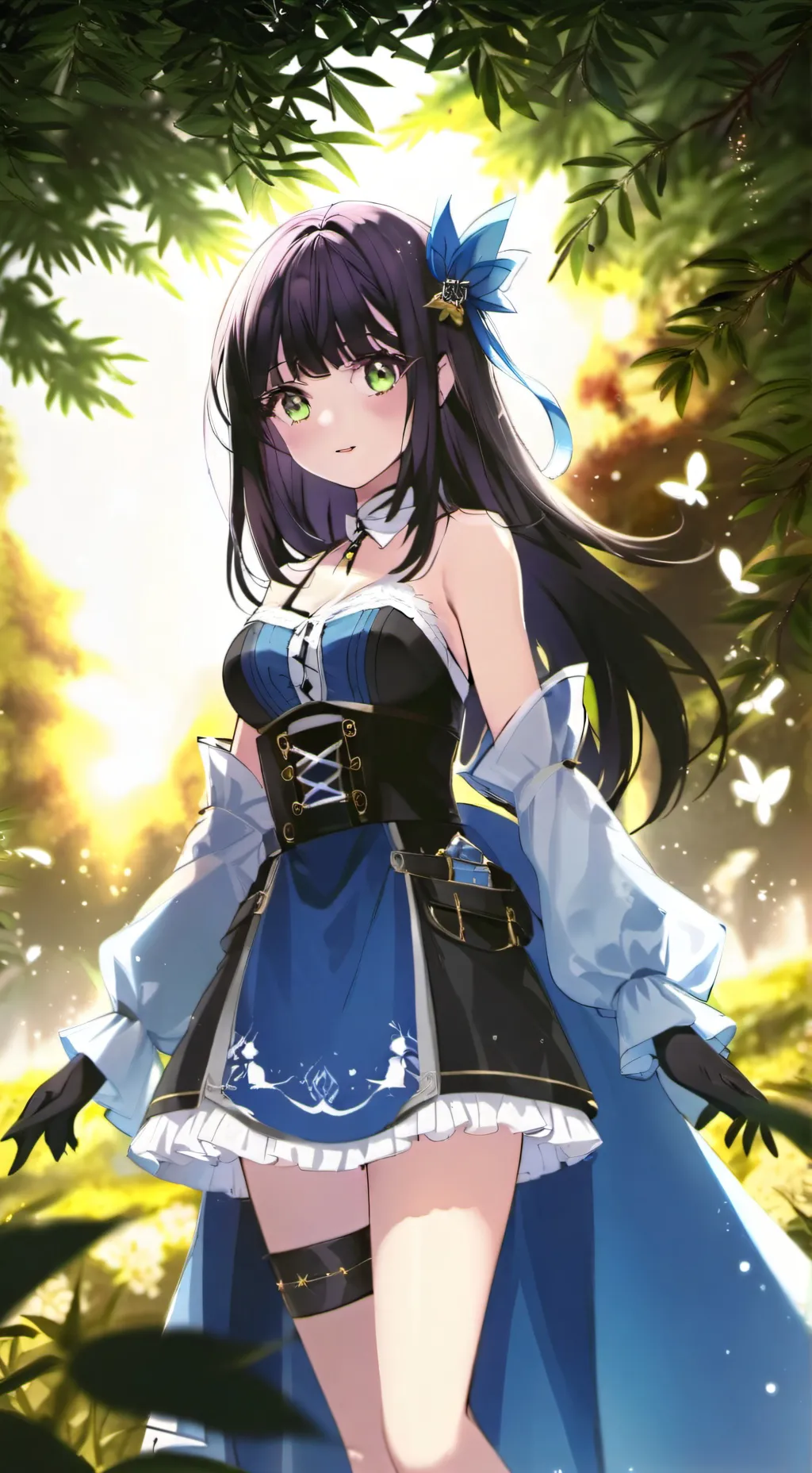 ai character: Lilly background