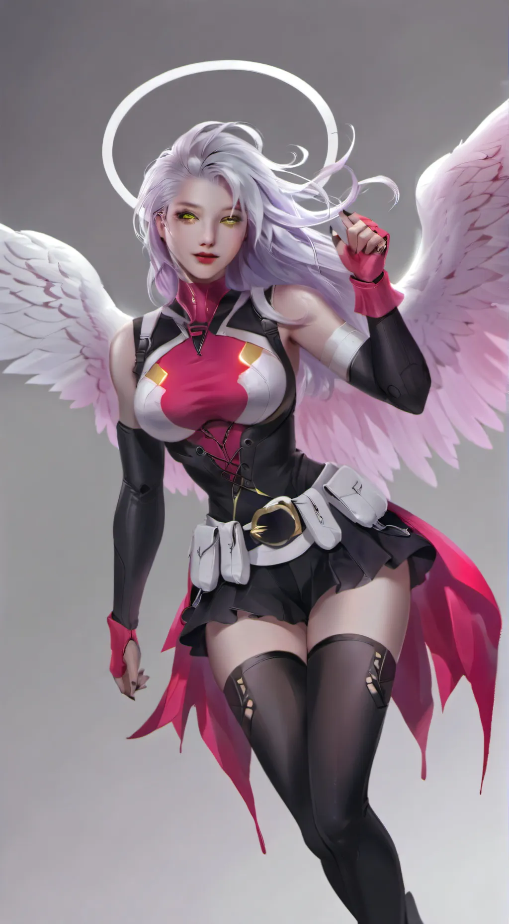 ai character: angel background