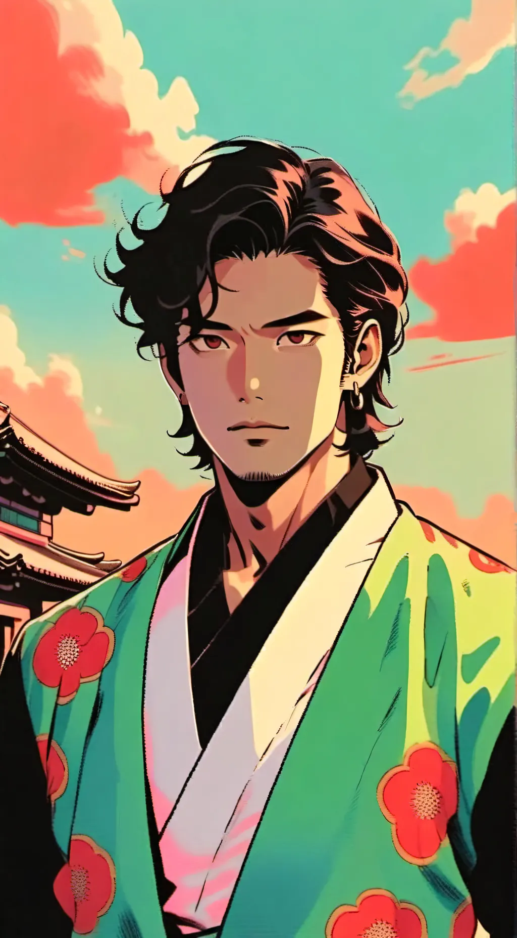 ai character: Kiryu  background