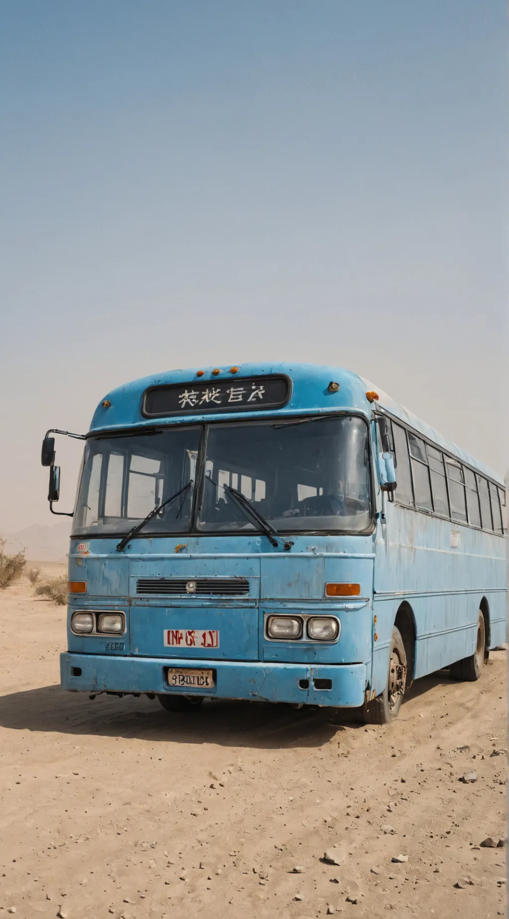 ai character: desert bus background