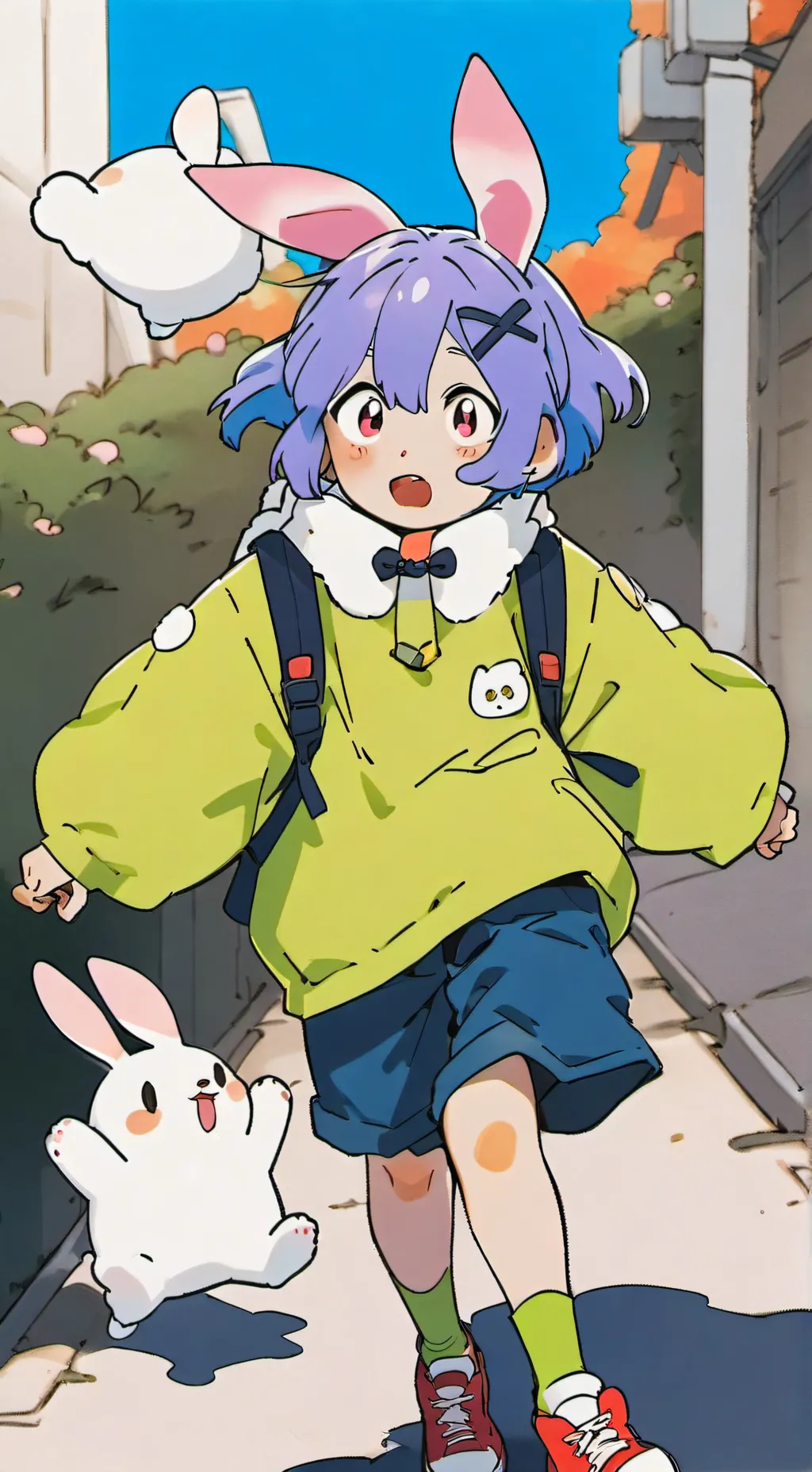 ai character: KiaroYun(yotuber) background