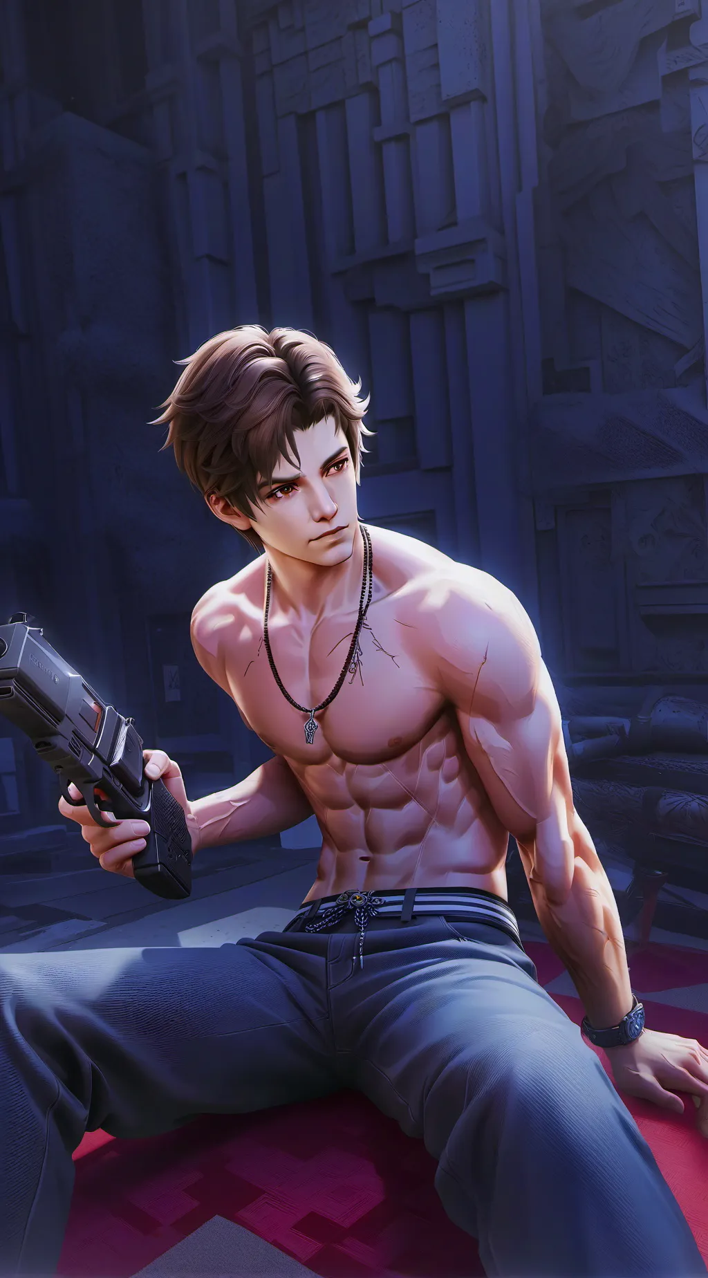 ai character: Piter background