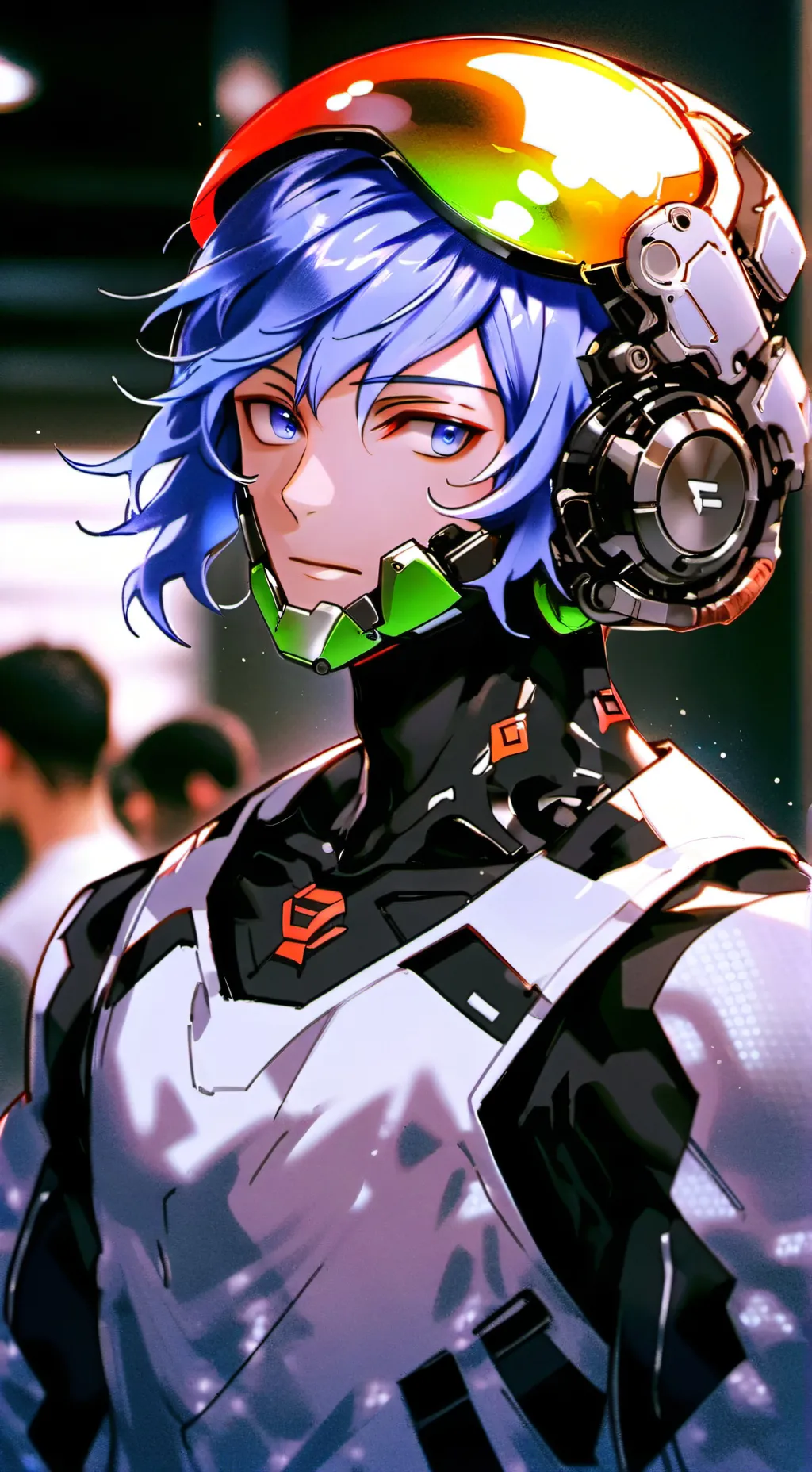 ai character: Chroma background