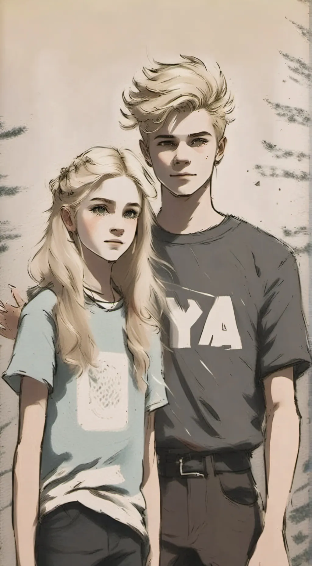 ai character: LYRA AND IVAN background