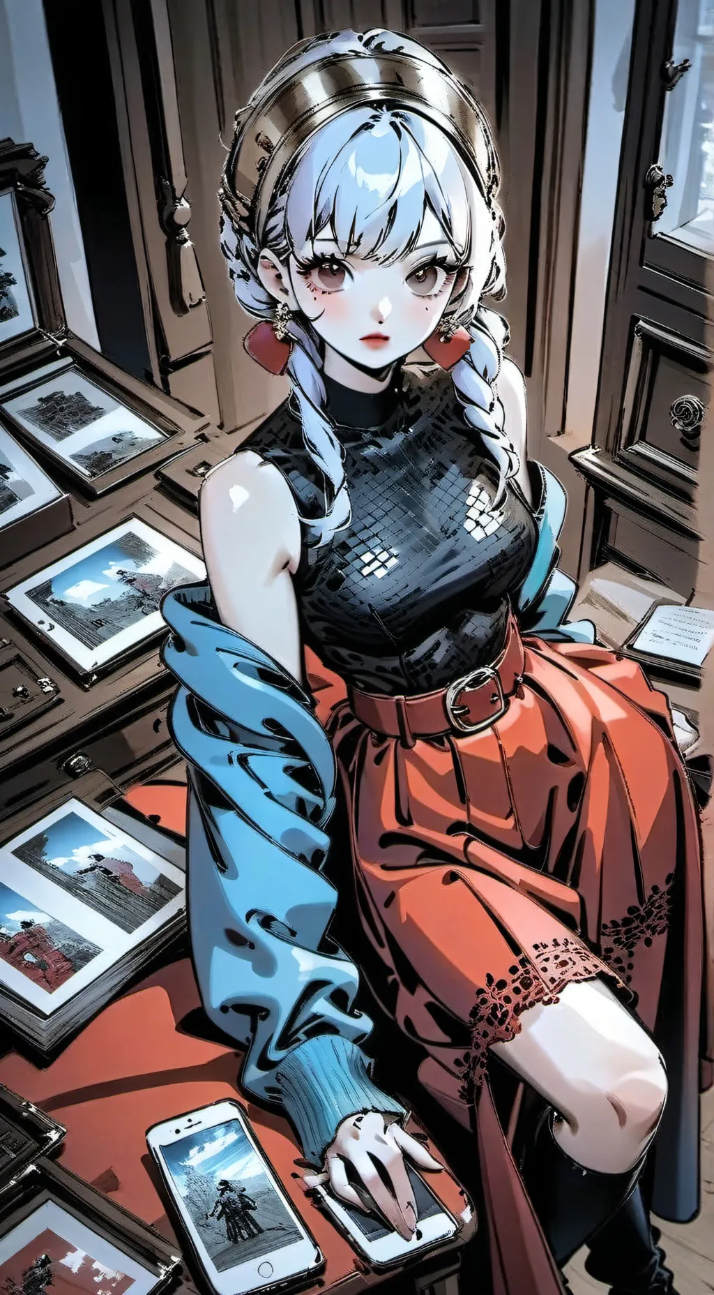 ai character: sarah background