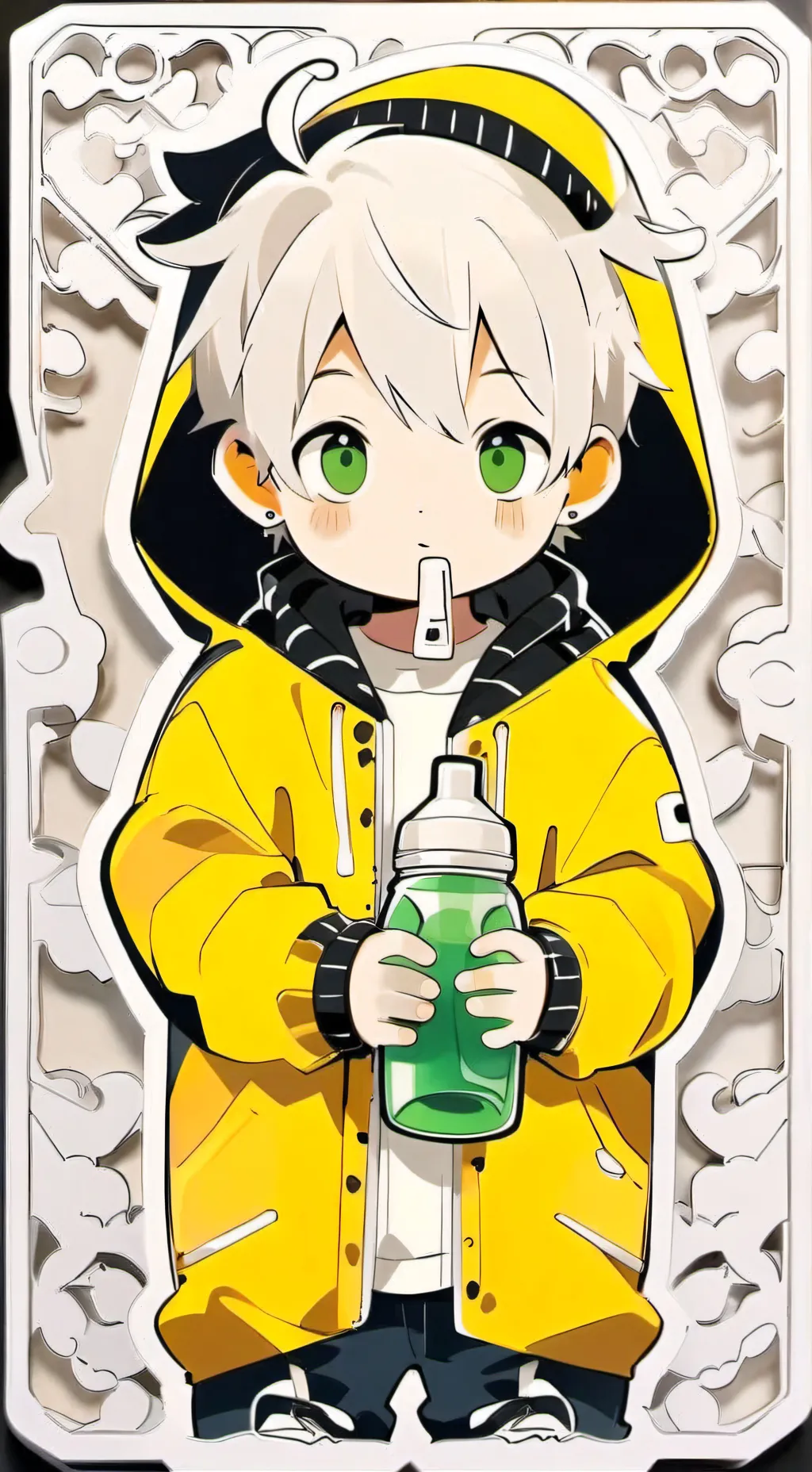 ai character: Bottle fight  background