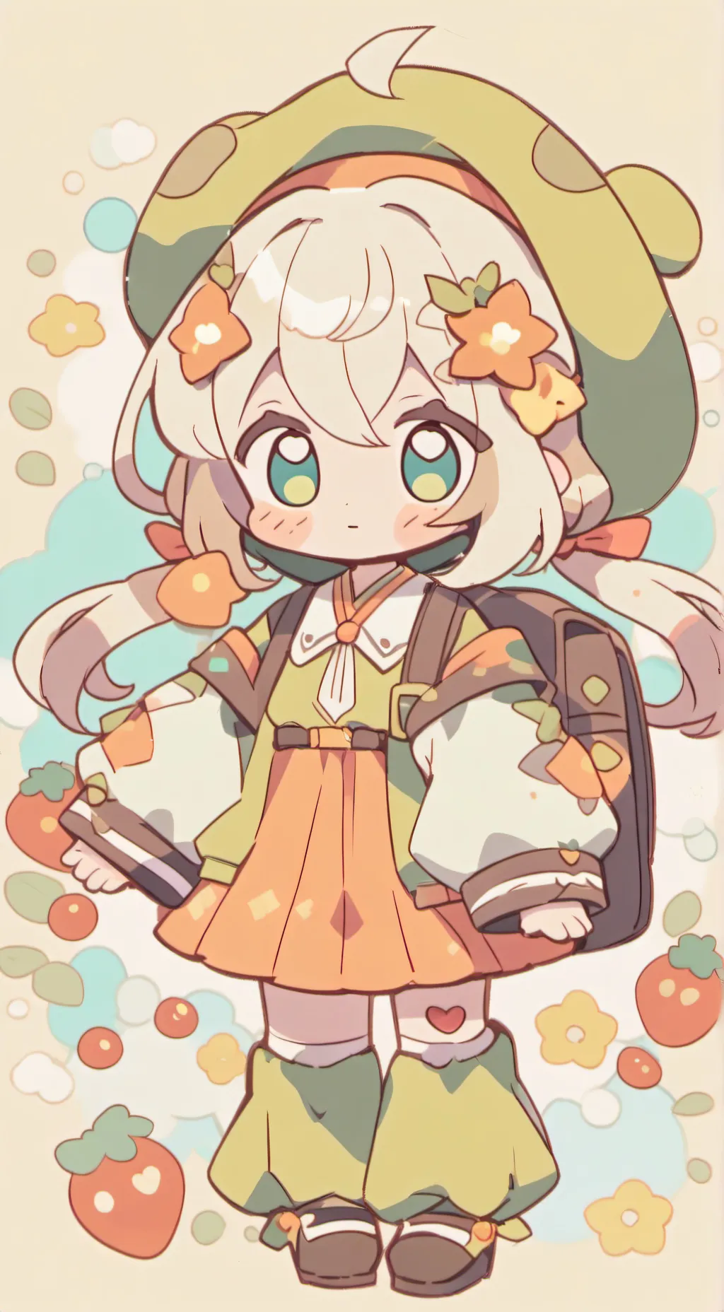 ai character: lune background
