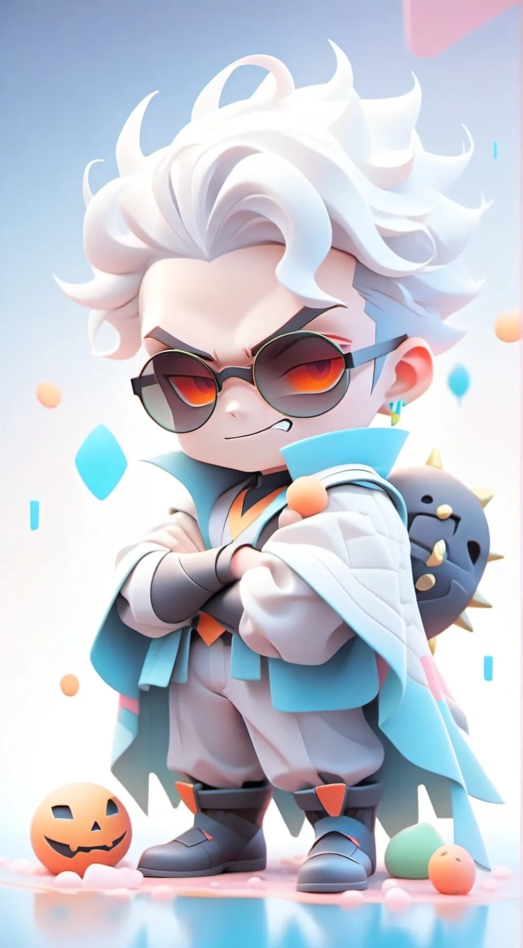 ai character: The punch movie 2 background