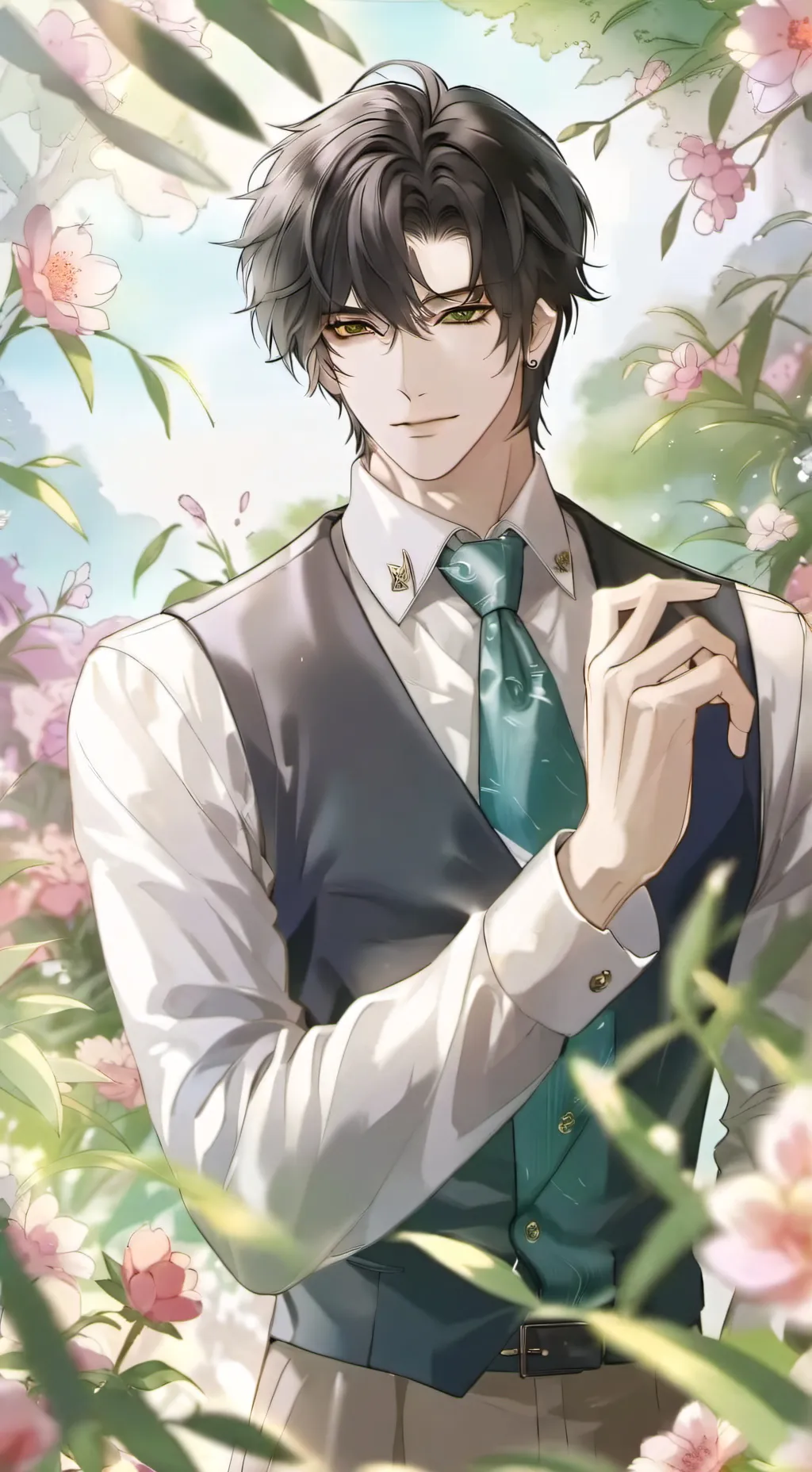 ai character: ♤Axel♤ background