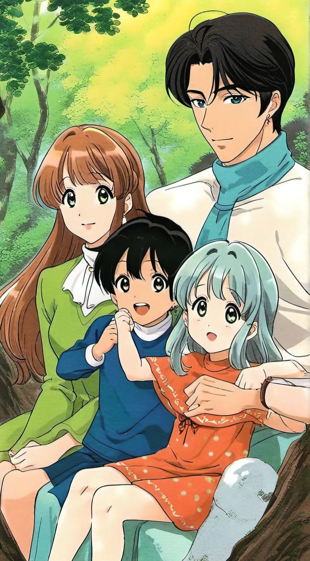 ai character: family time background