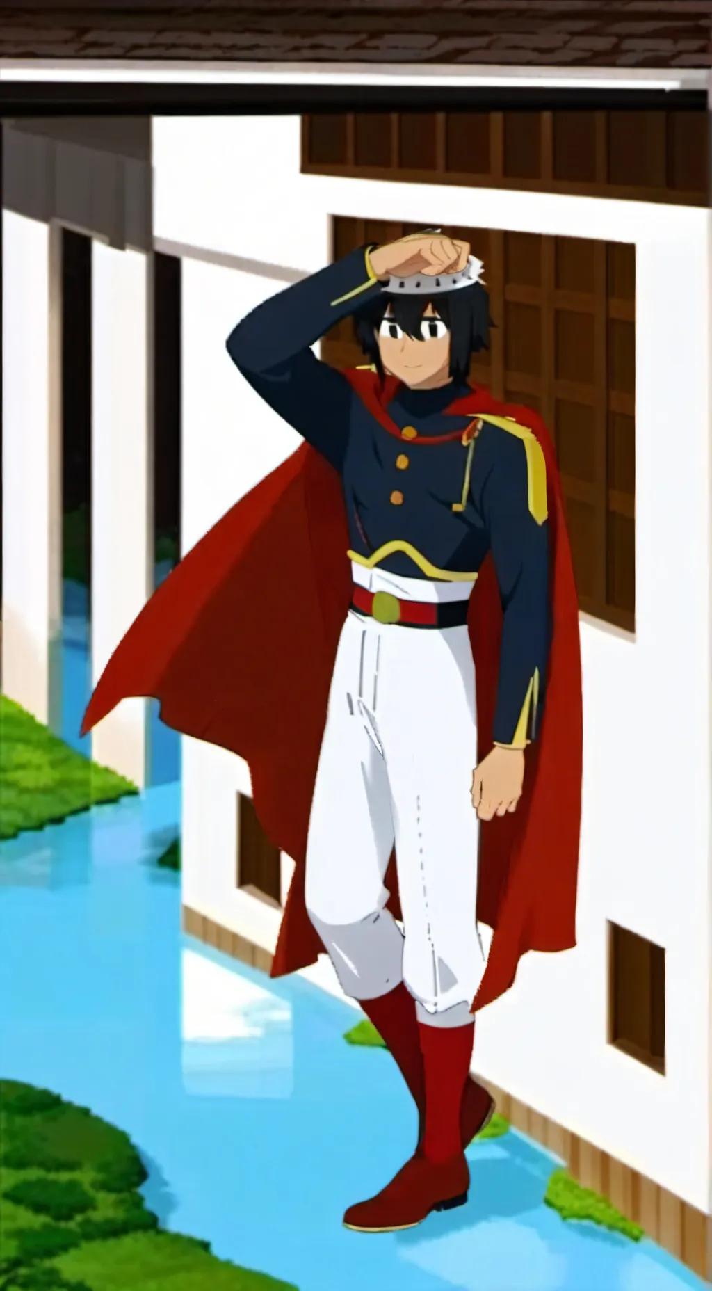 ai character: Aaron  background