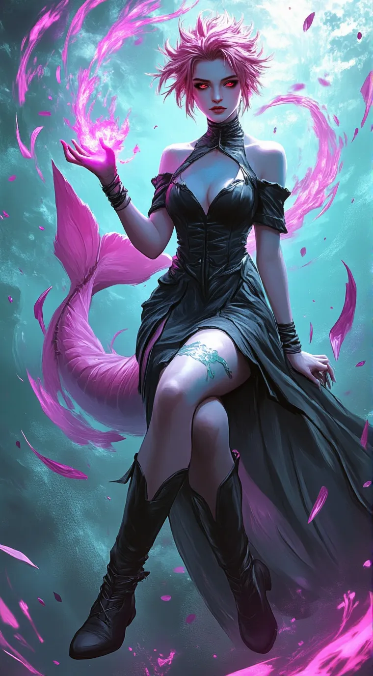 ai character: Fin background