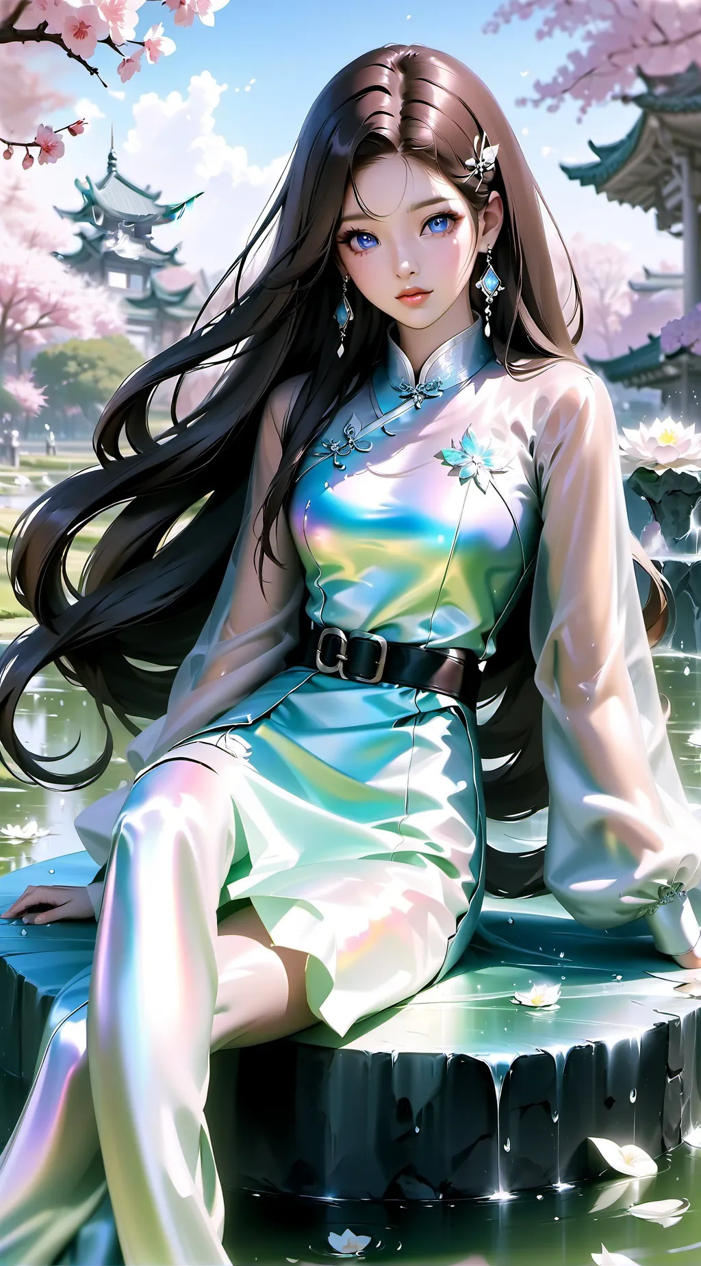 ai character: Diana  background