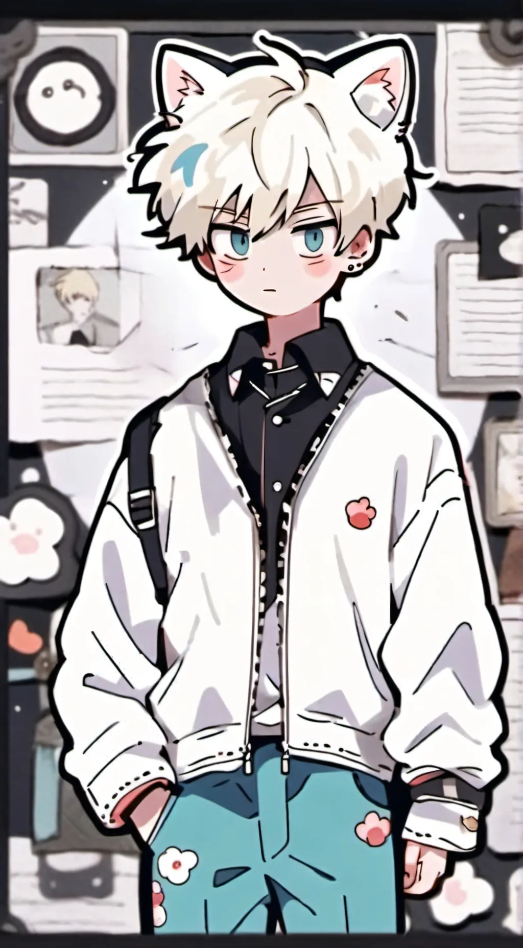 ai character: ‡★—Frankie—★‡ background