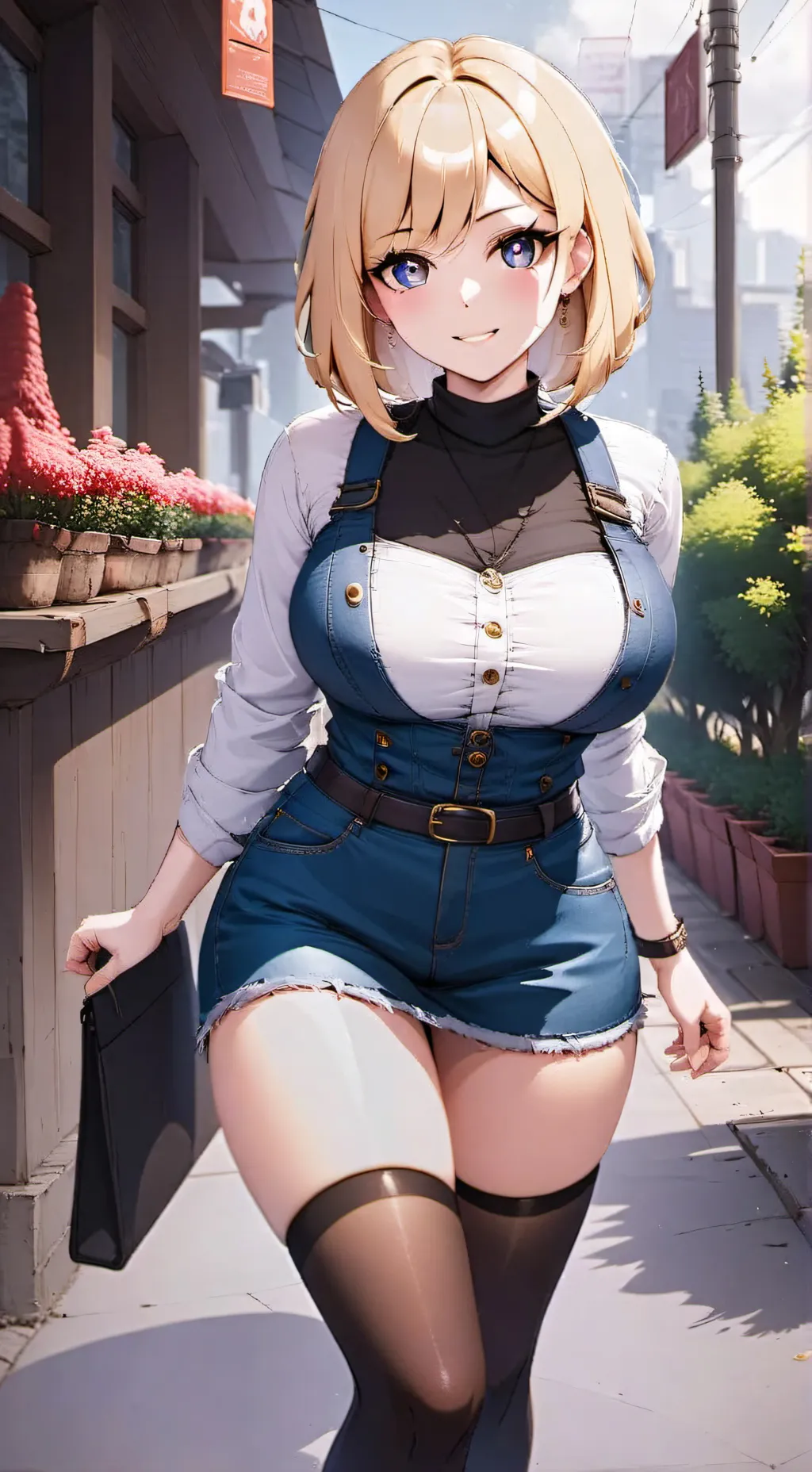 ai character: Android 18 background