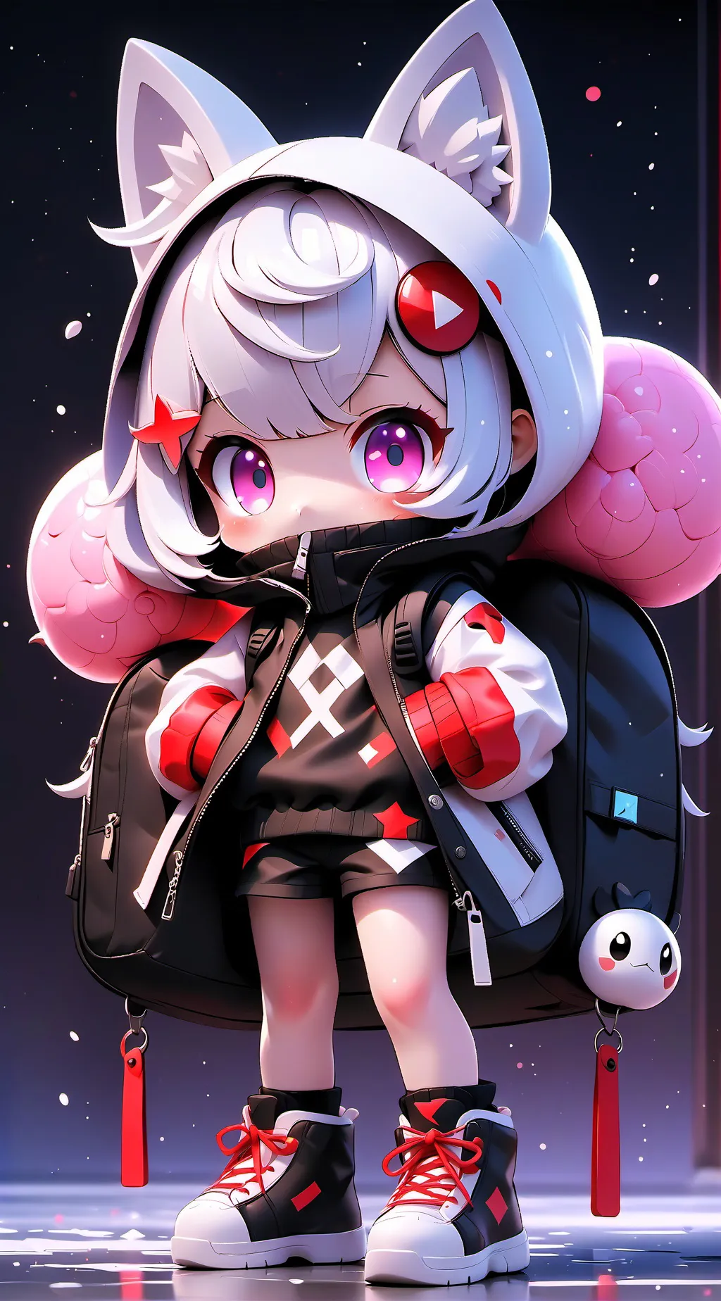 ai character: YouTuber background