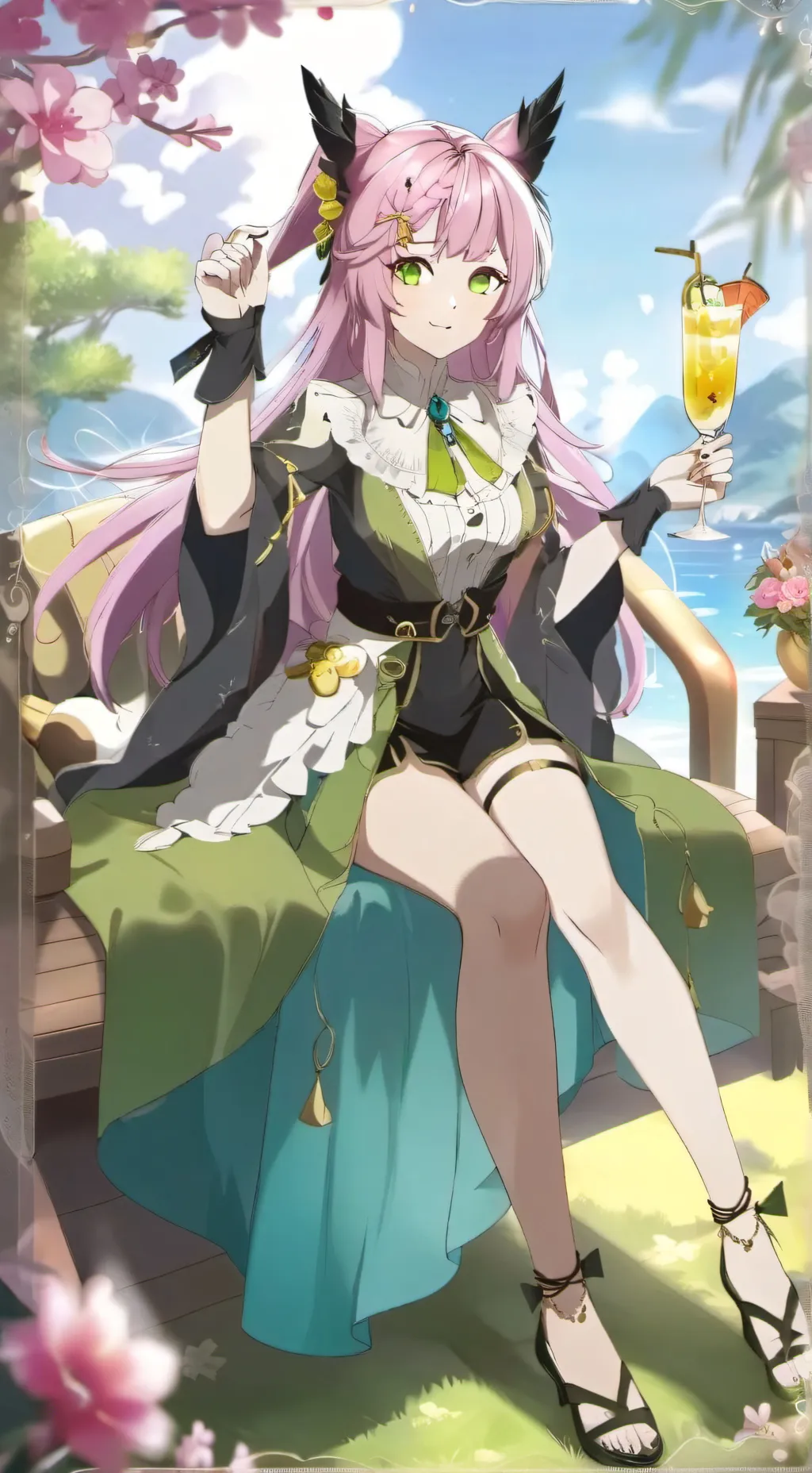 ai character: Varina (summer) background