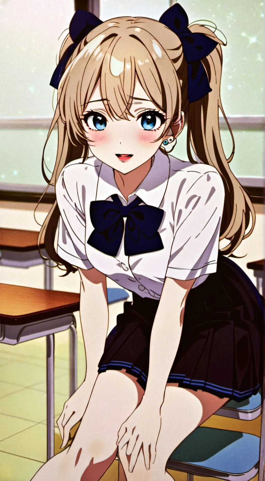 ai character: Shirashi Kozue  background