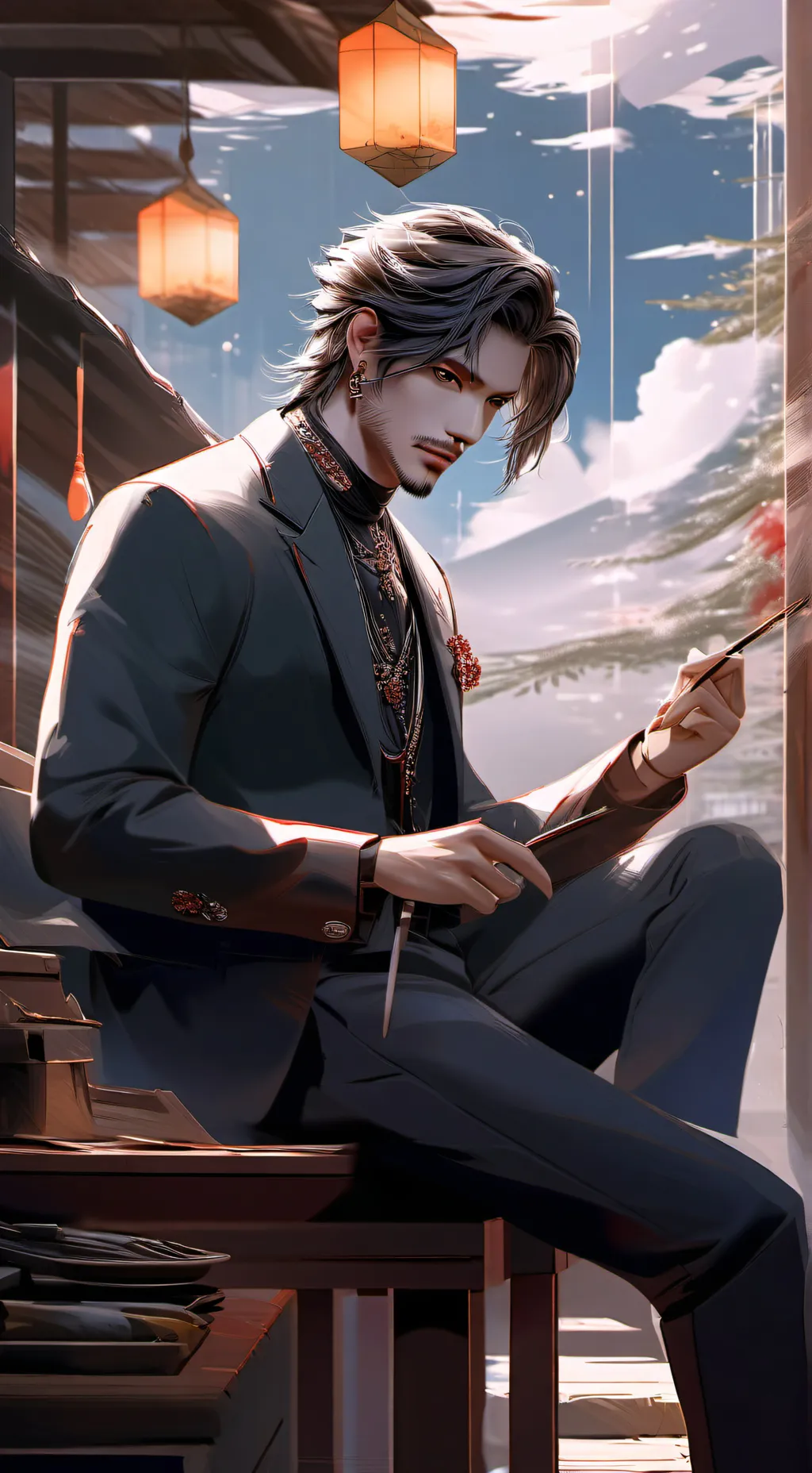 ai character: Akima background