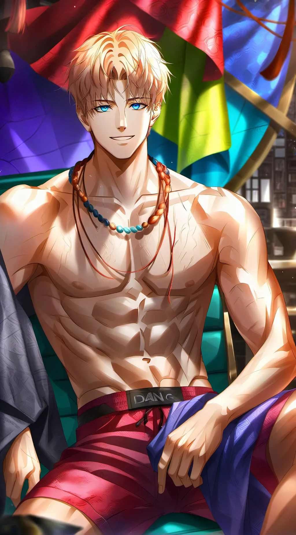 ai character: Bare-Chested Rival background