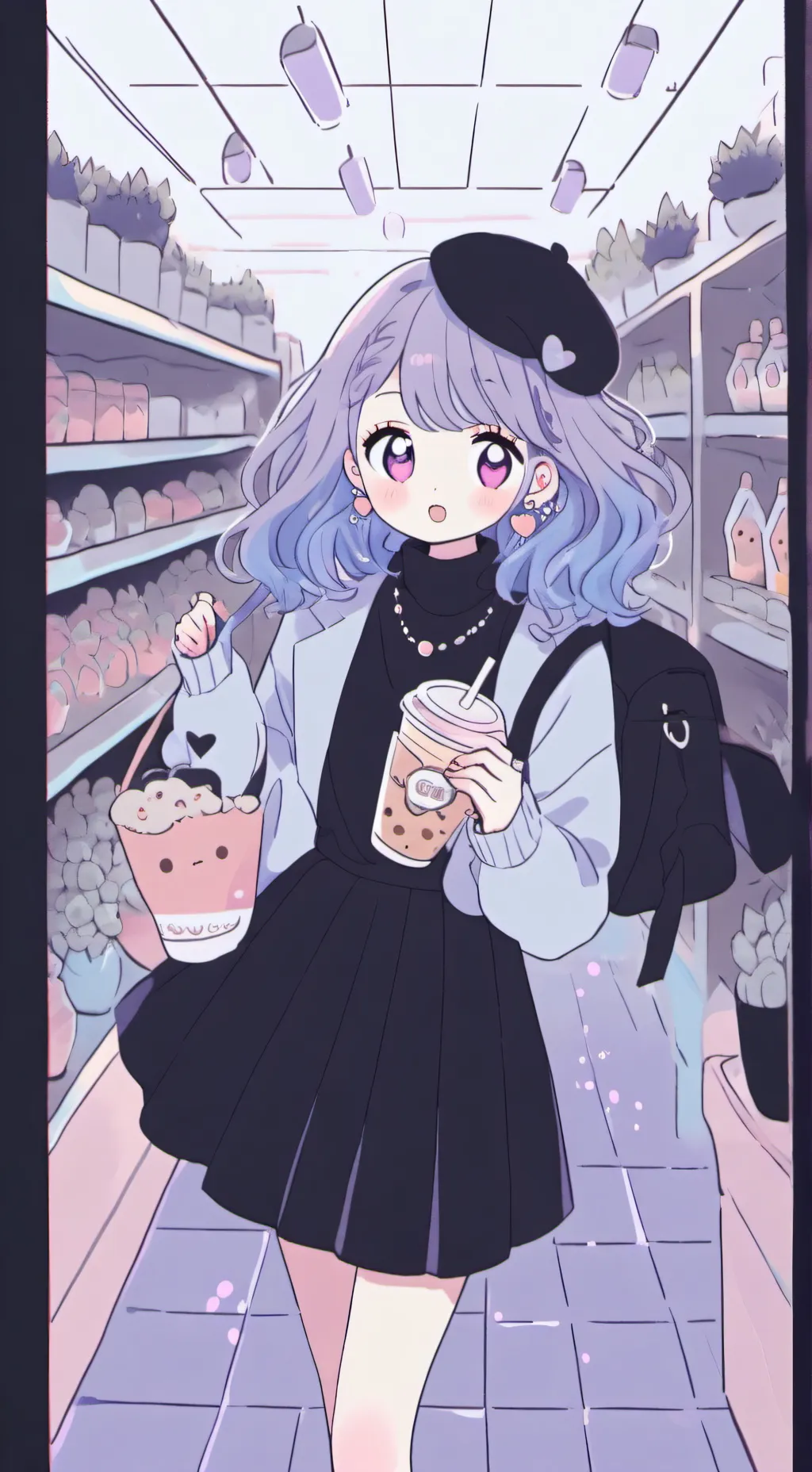 ai character: 21 trio mall background