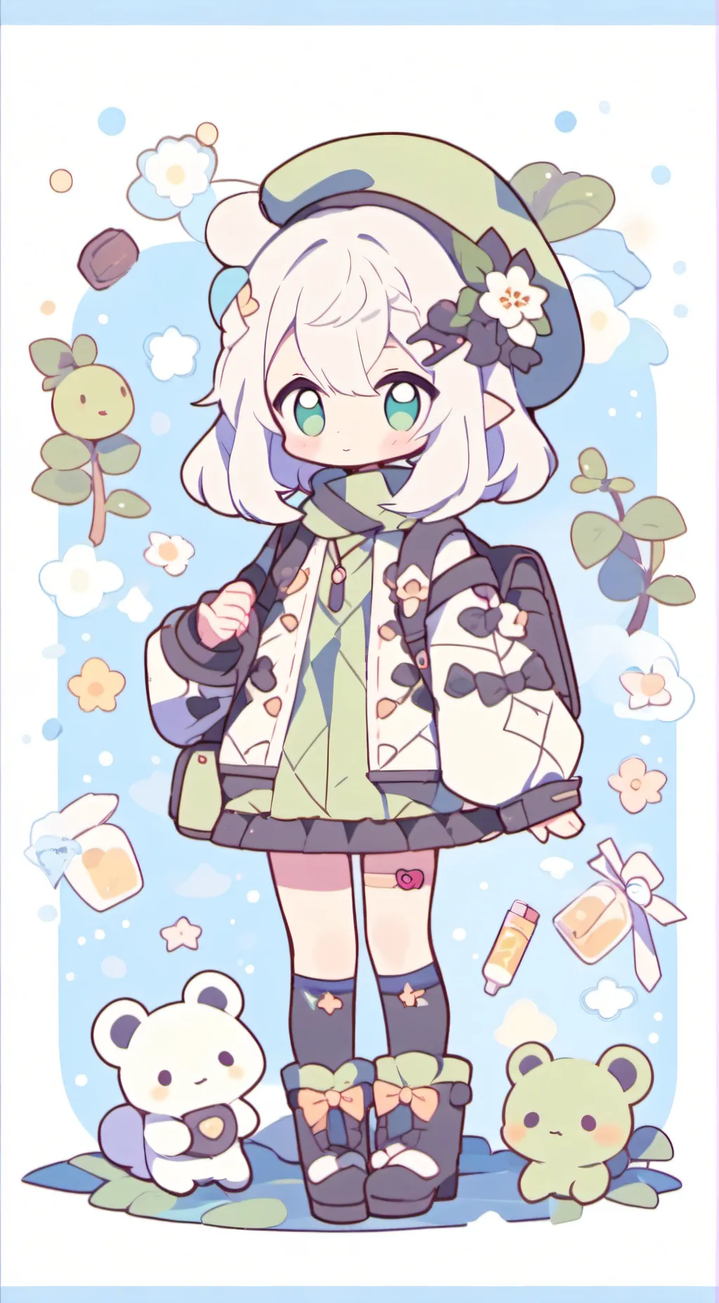 ai character: 🌙MoonShell🐚 background