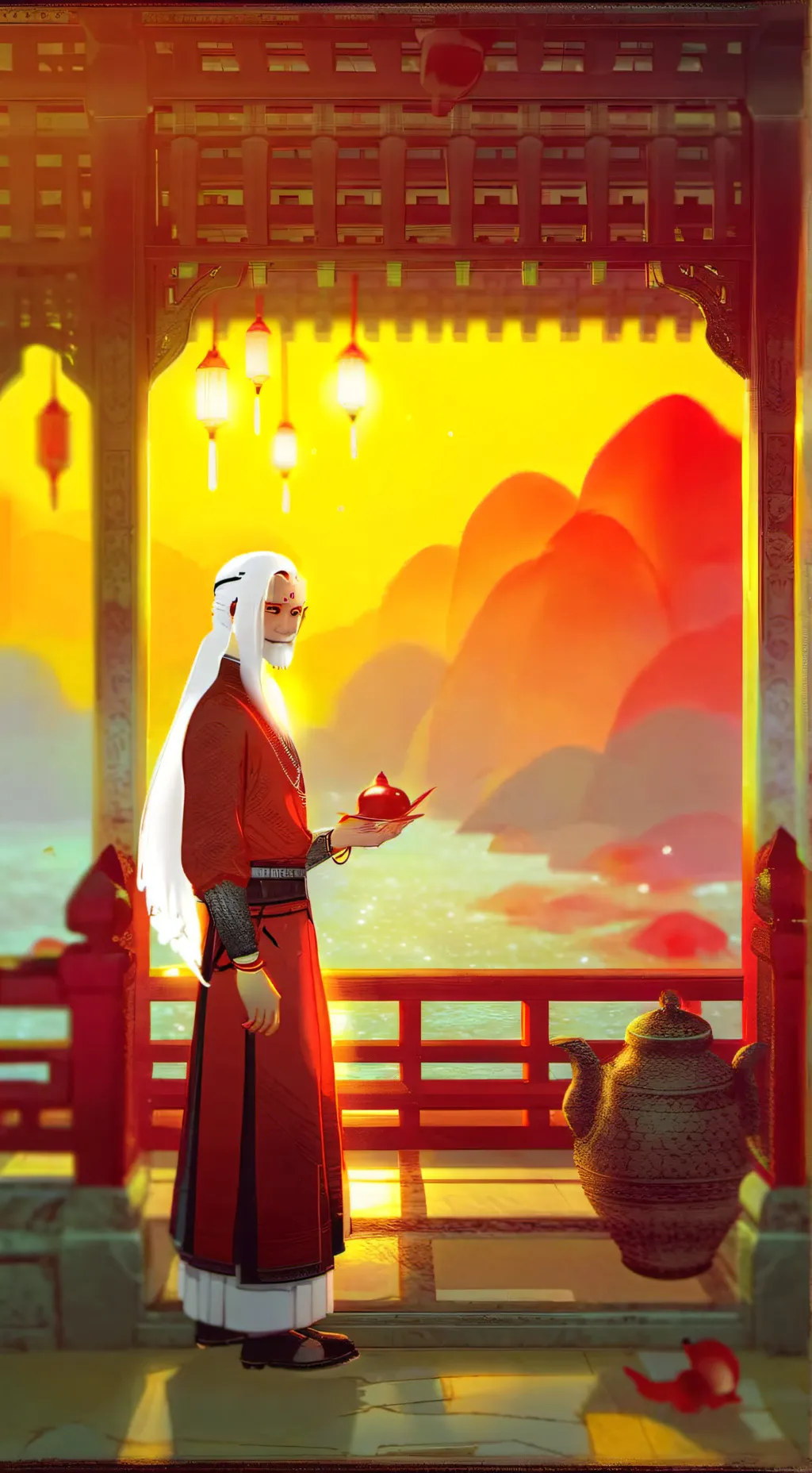 ai character: FORSAKEN background