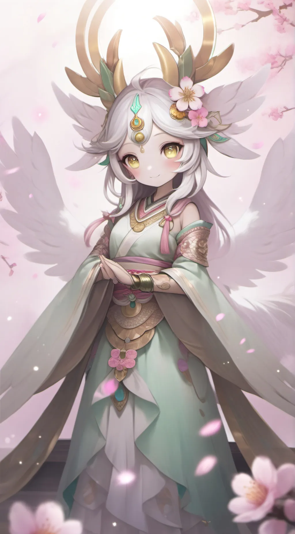 ai character: Bloom background