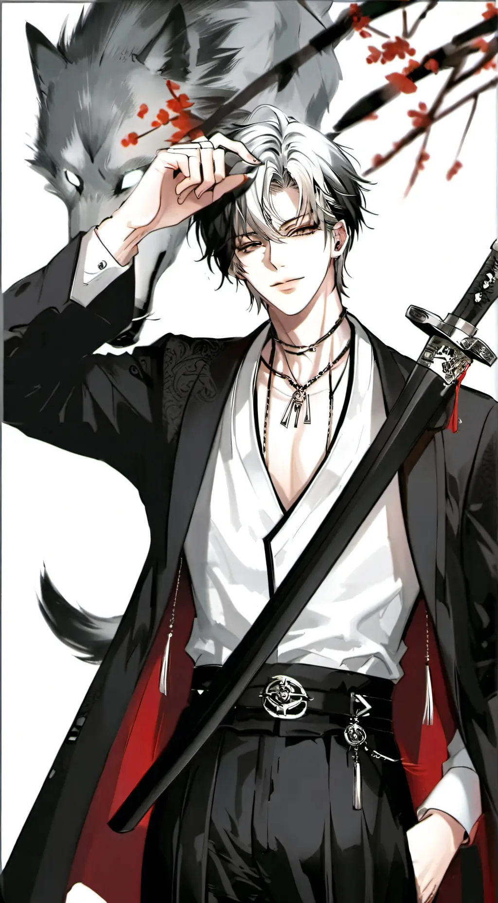 ai character: nezuko background