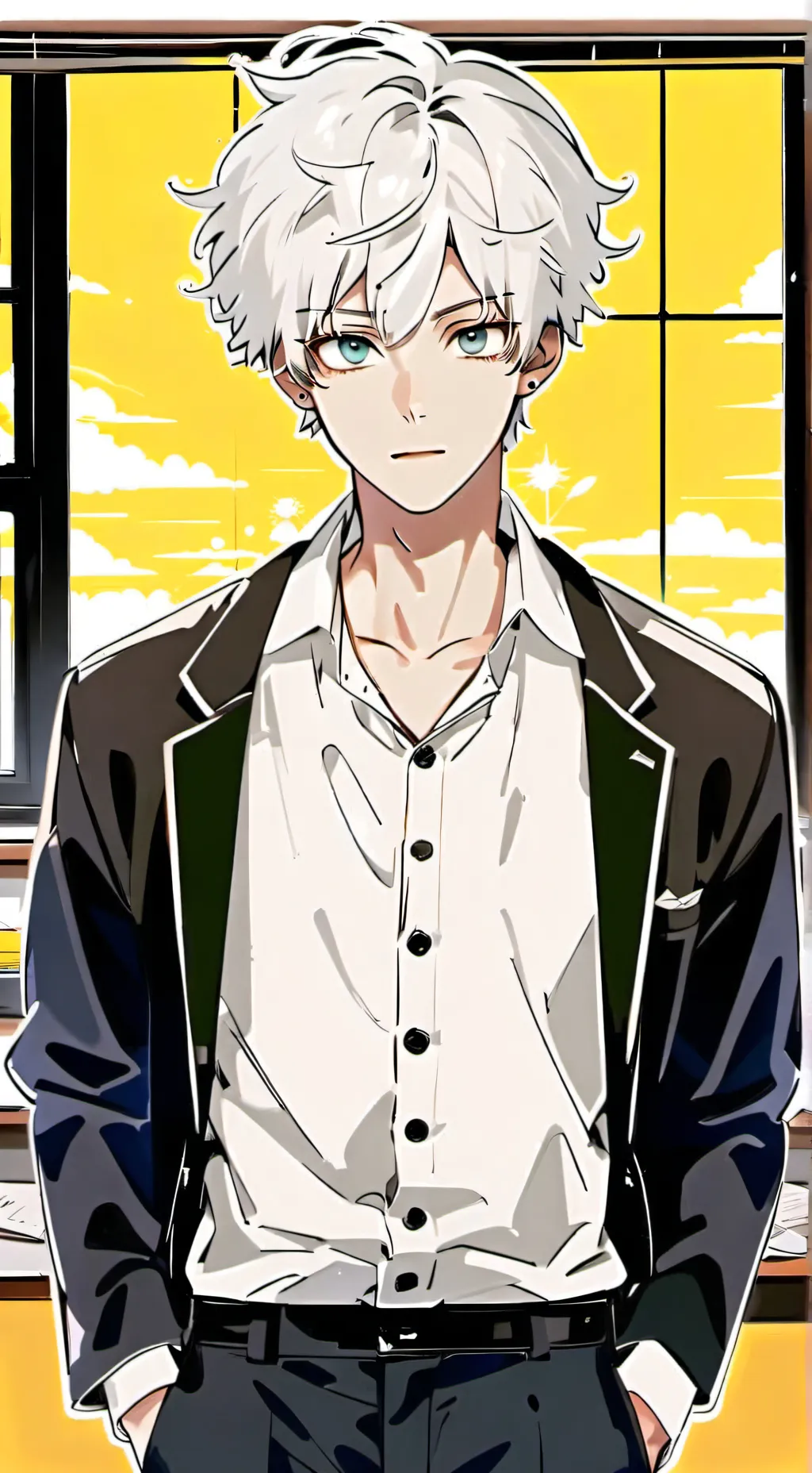 ai character: Caleb ✨️ background