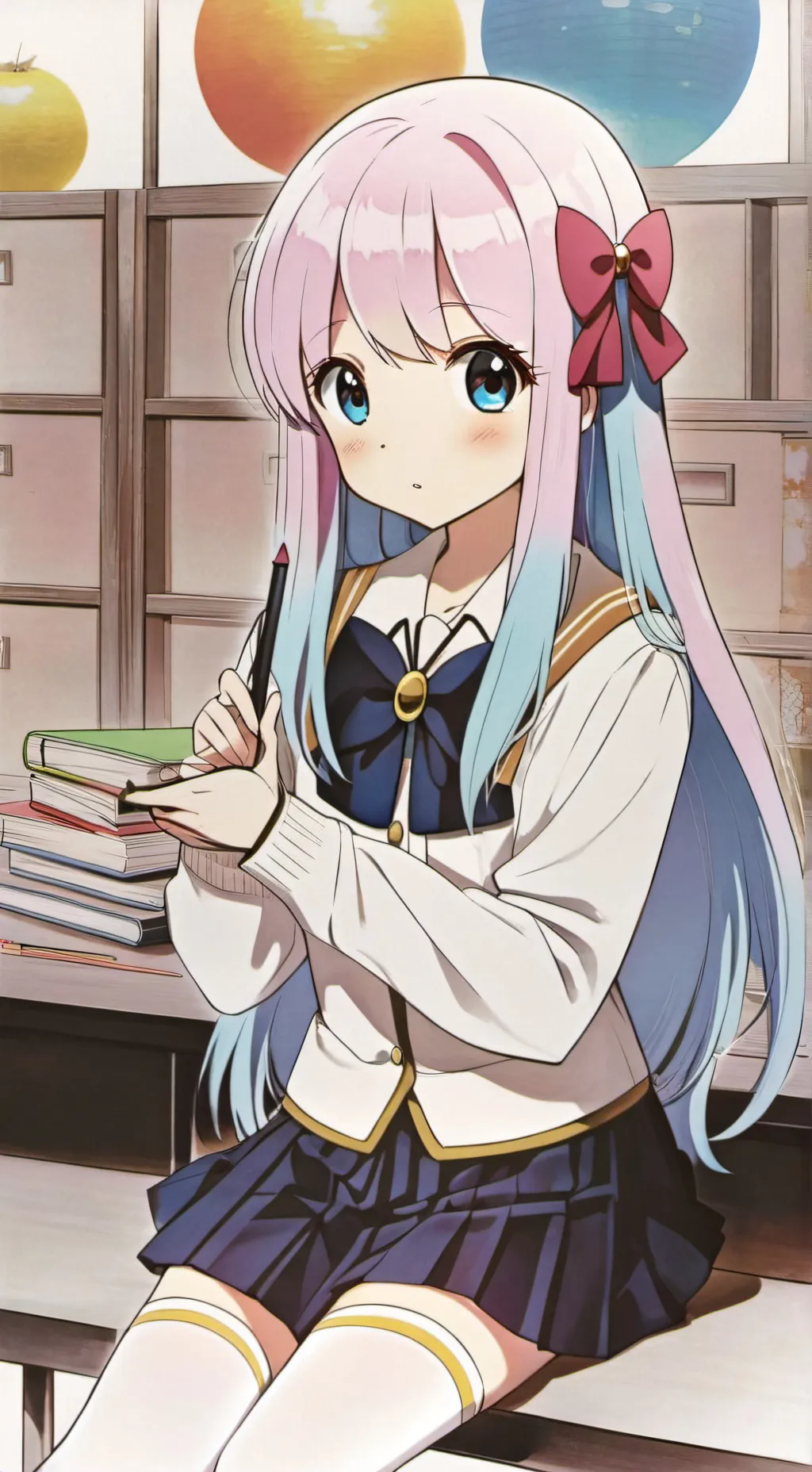 ai character: Ayame background
