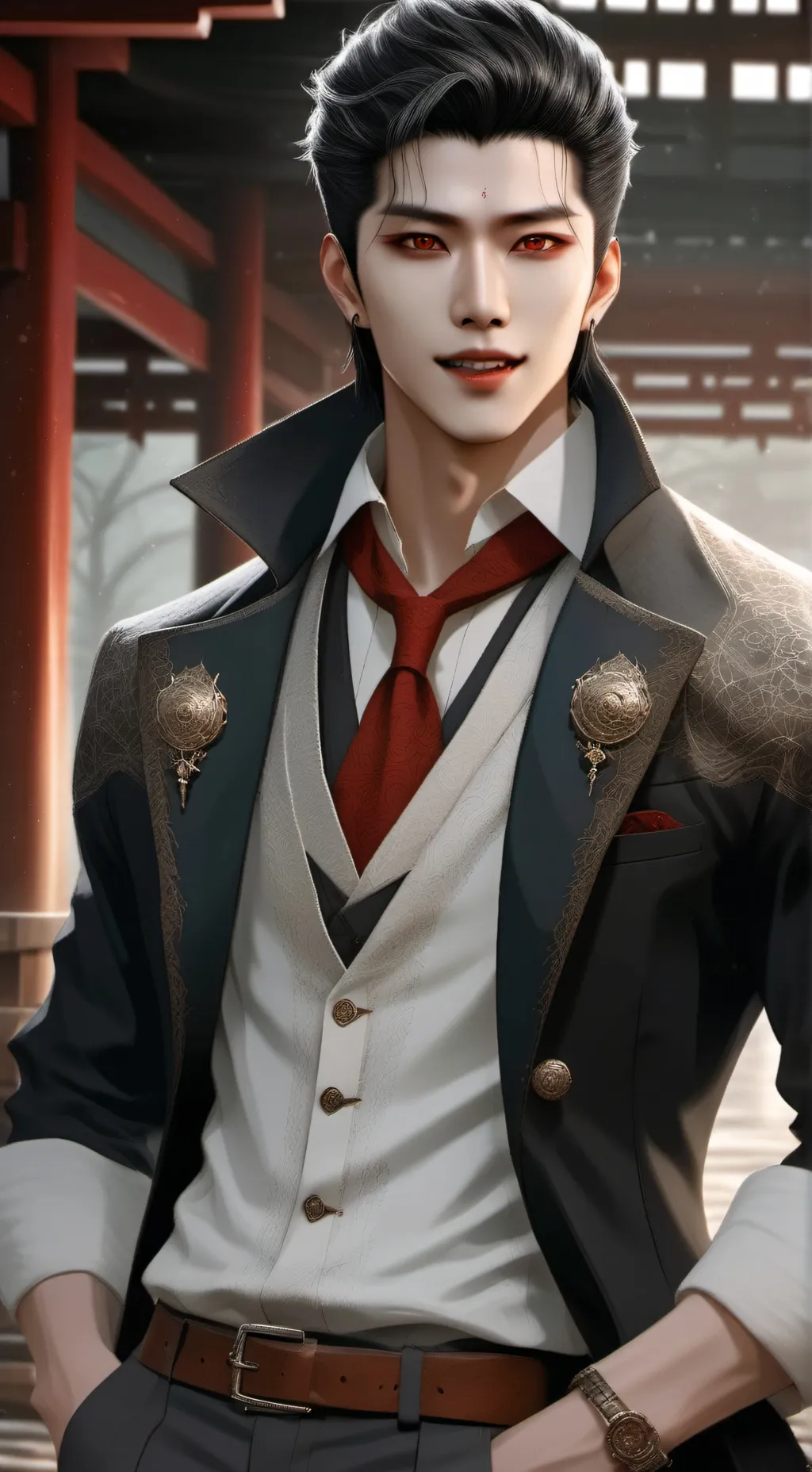 ai character: Arthur  background