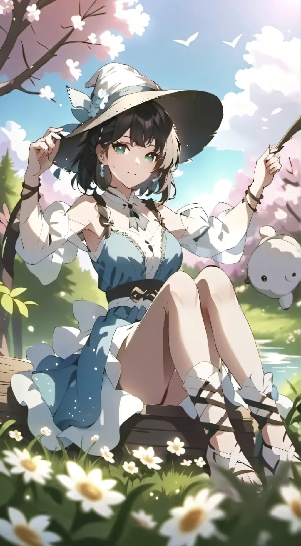ai character: Hh background