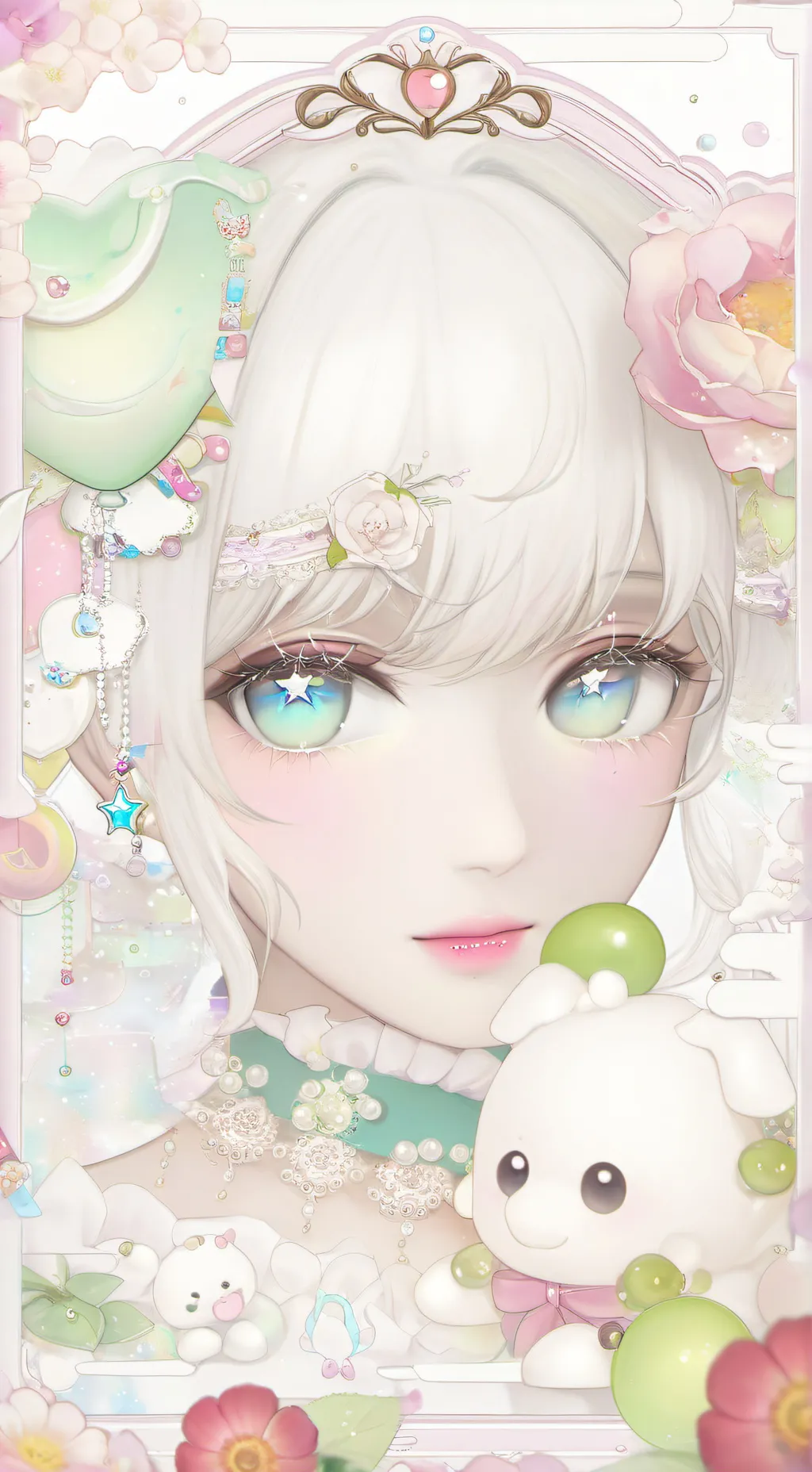 ai character: Аня background