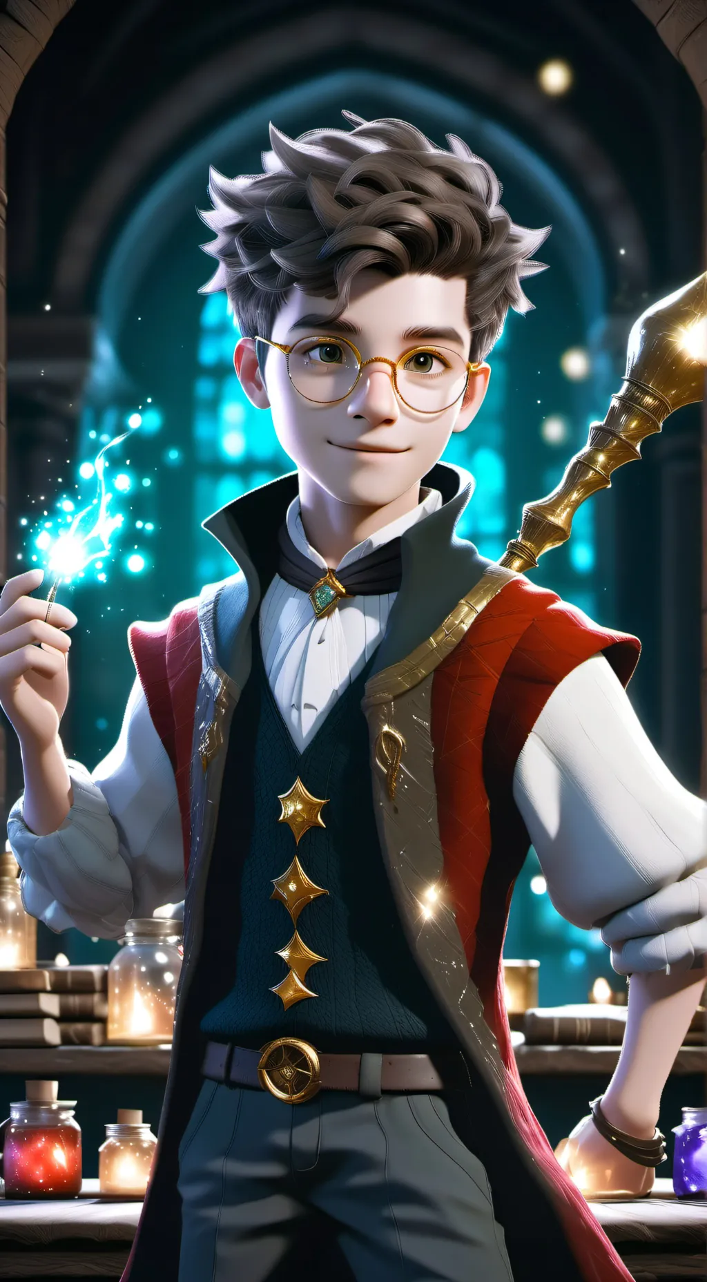 ai character: harrry x u background
