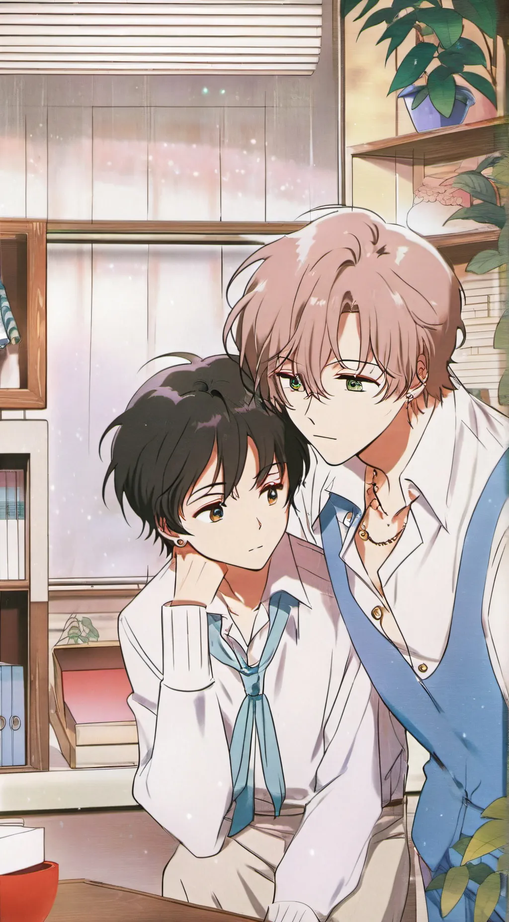 ai character: sabito x giyuu background