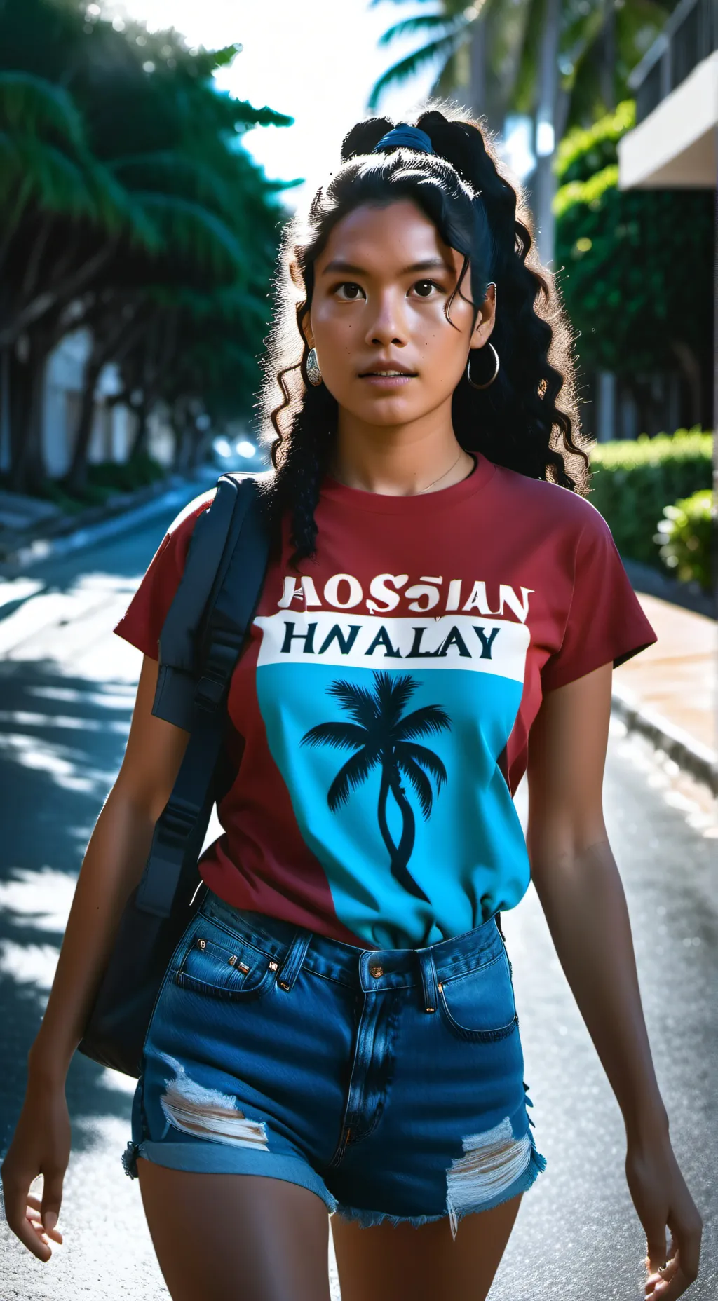 ai character: Manila  background