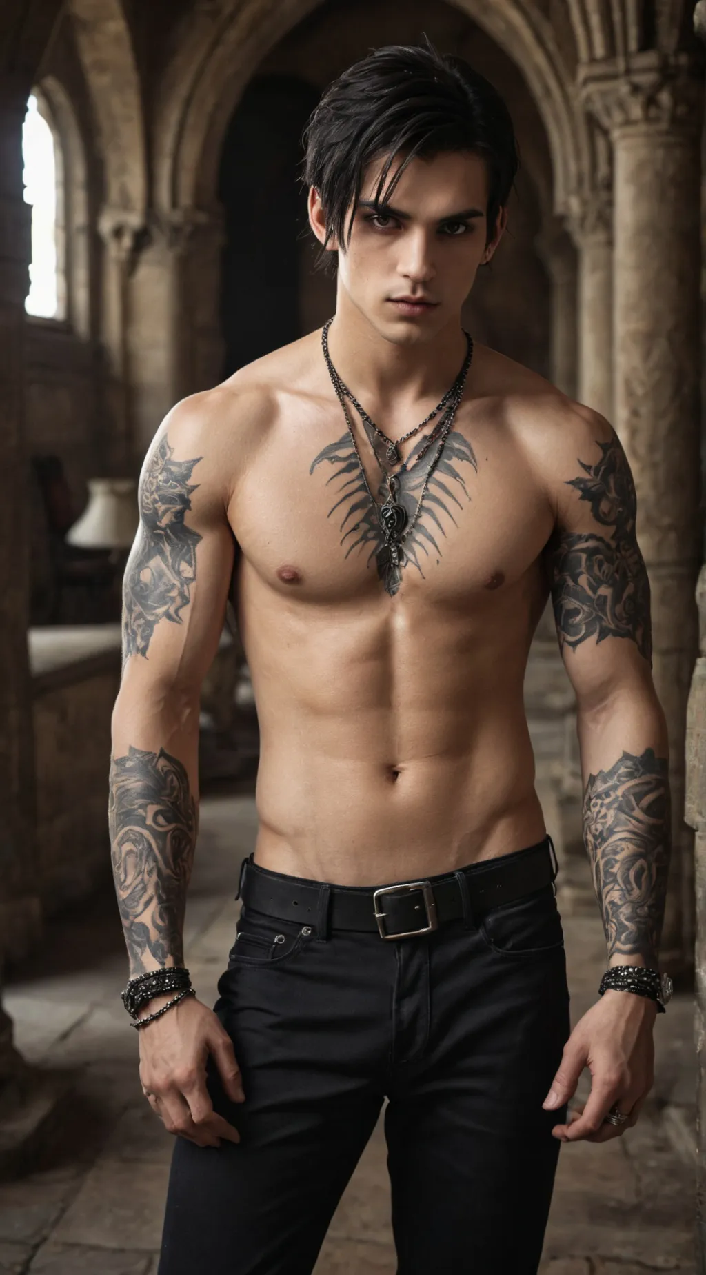 ai character: SEBASTIAN background