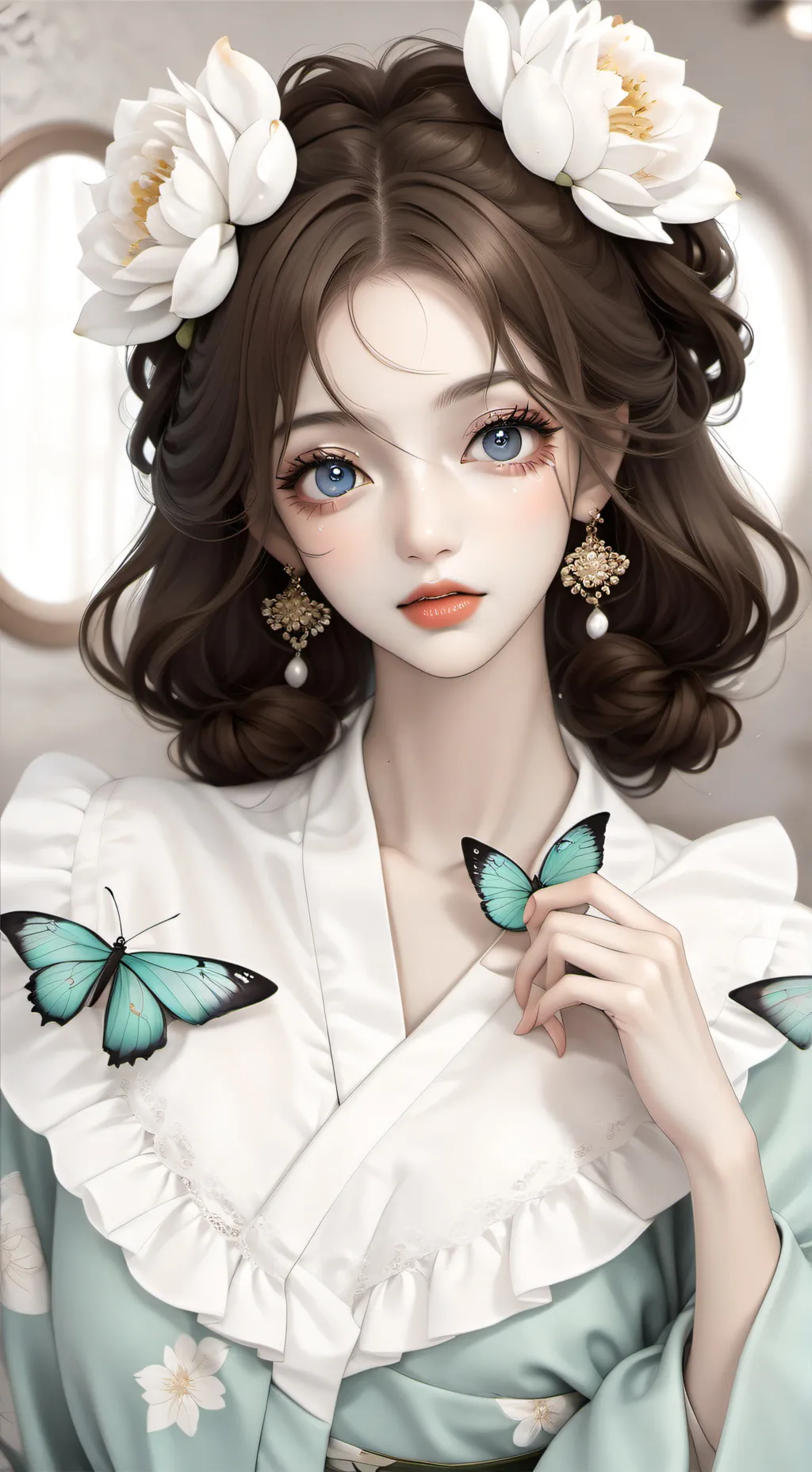 ai character: nuevos pilares background