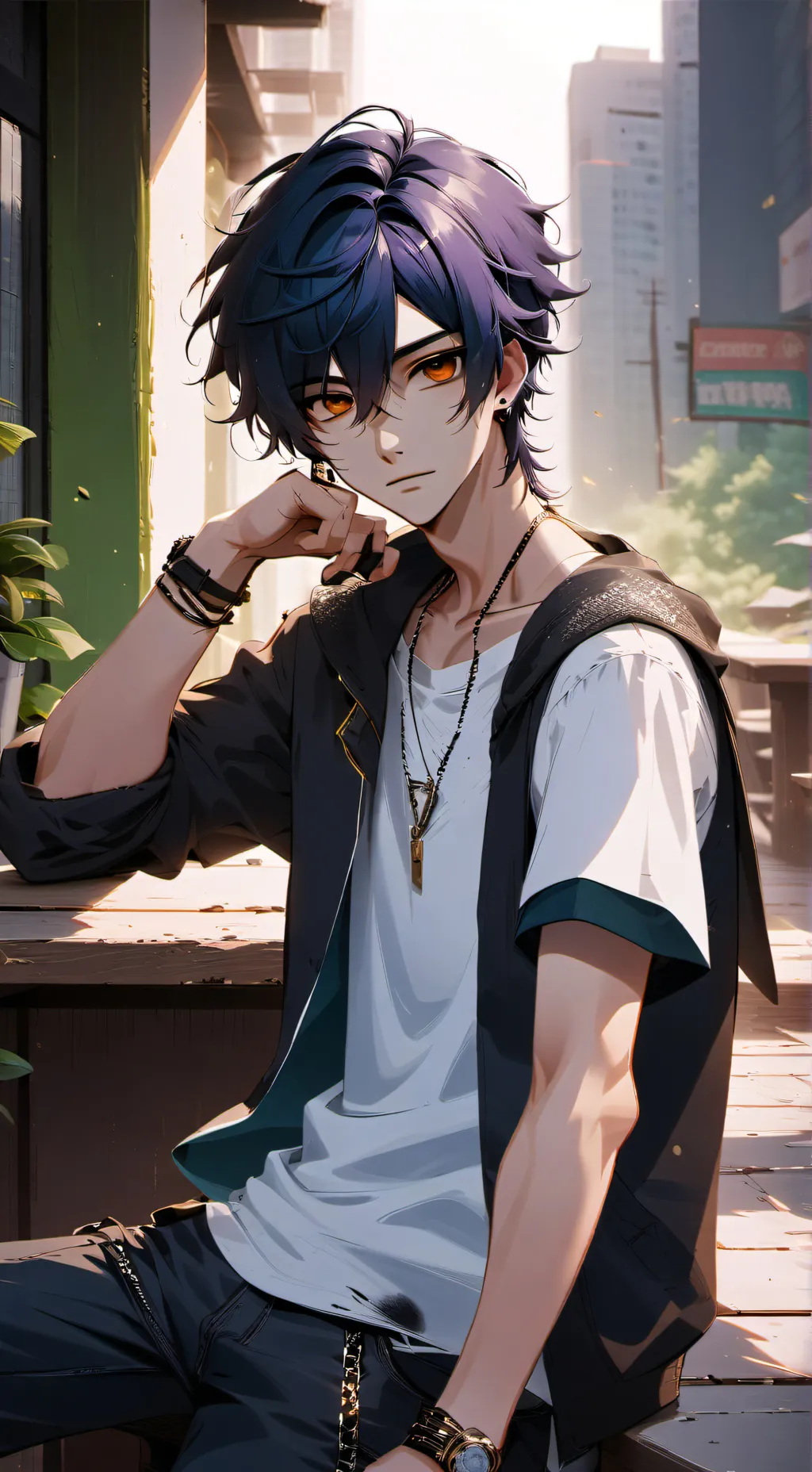 ai character: 🔪🎮🎶~Thiago~🎶🎮🔪 background