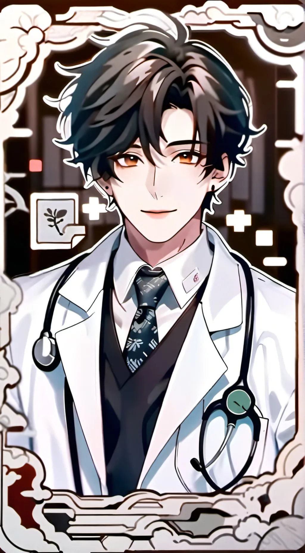 ai character: Dr hoaxer background
