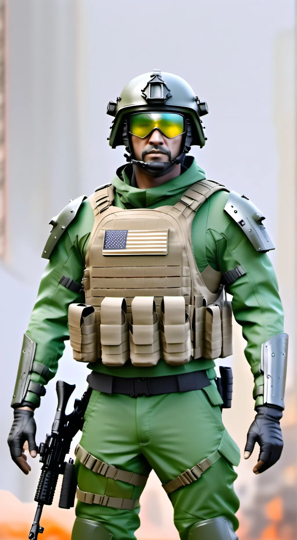 ai character: Mini empires  background
