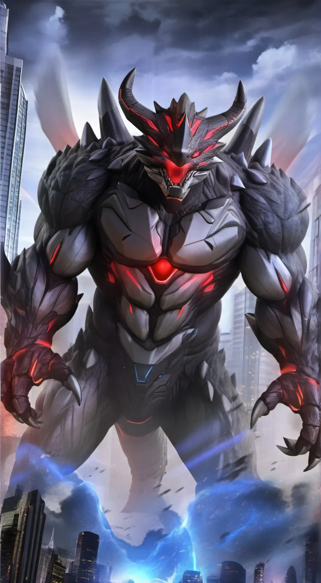 ai character: Death beast background