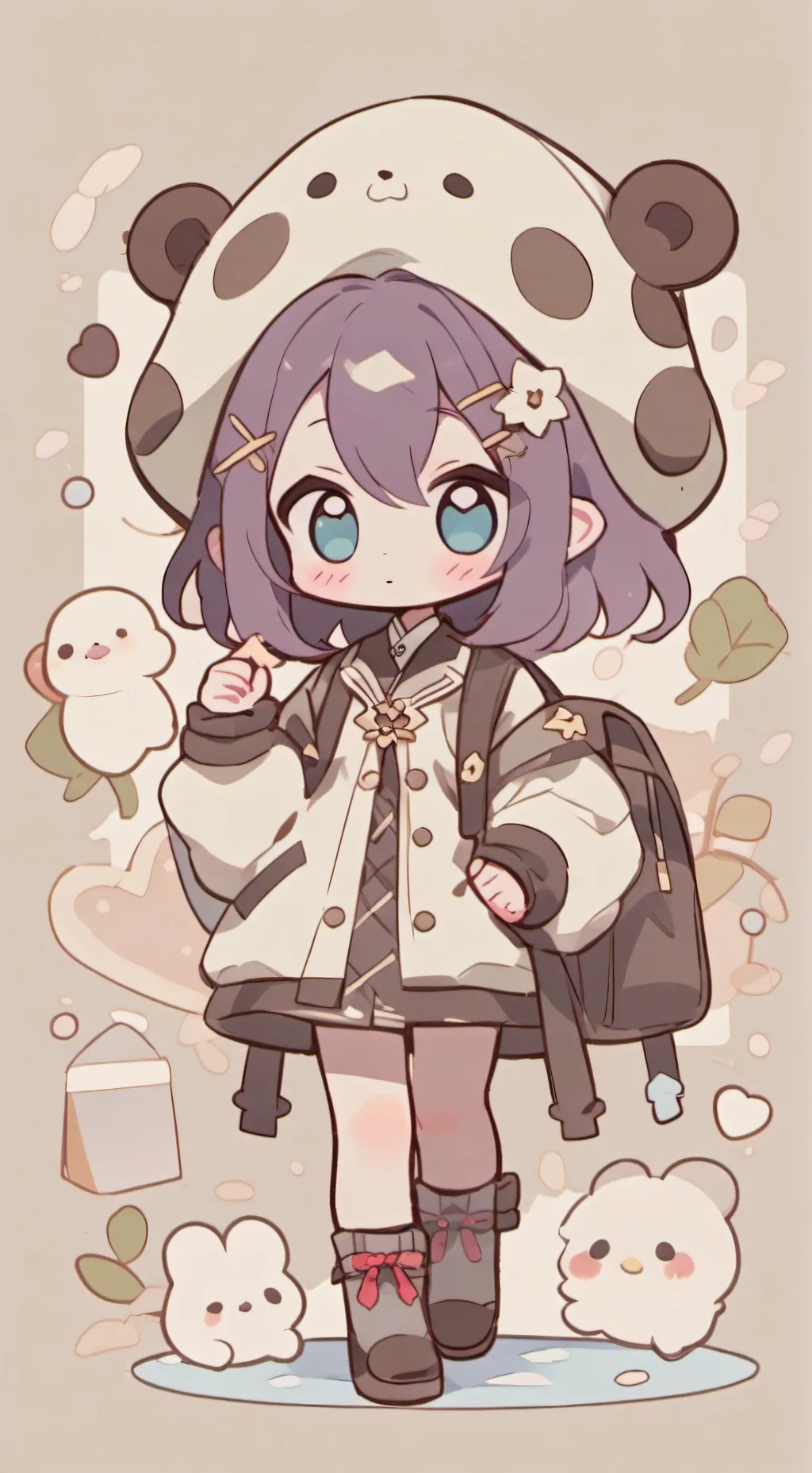 ai character: Alicia 😘 😘 😘  background