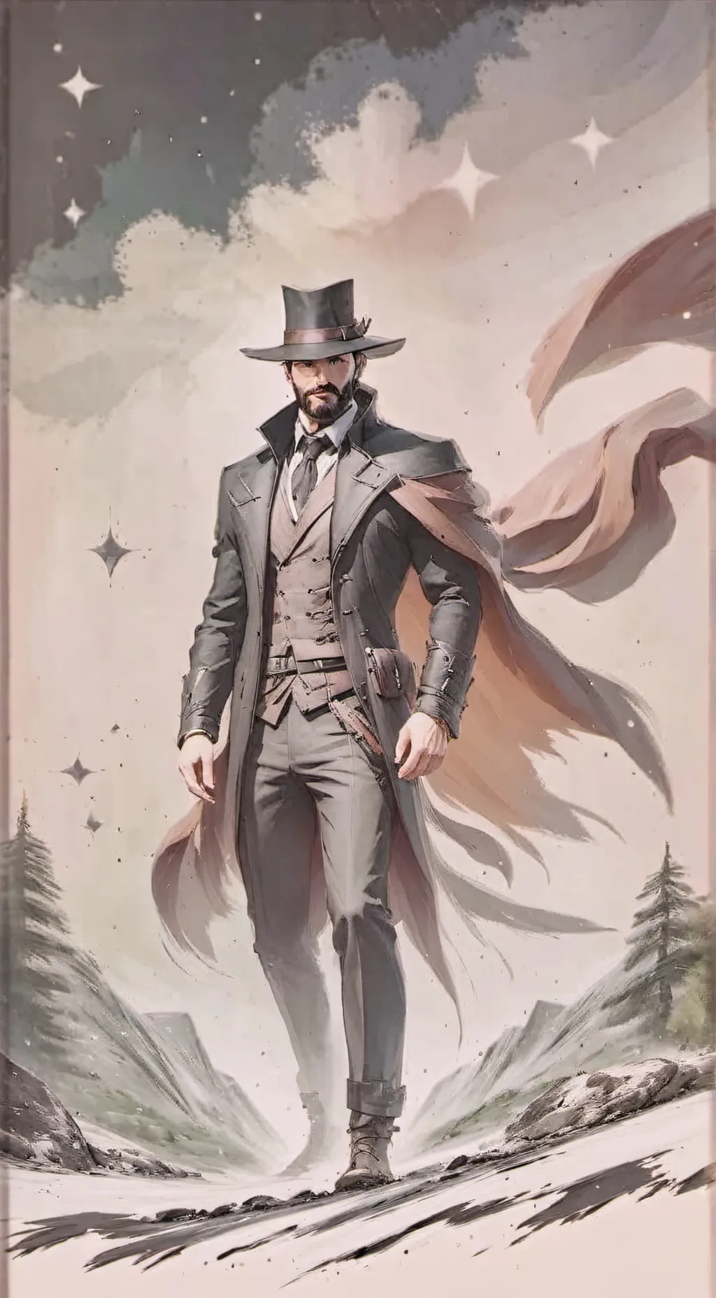 ai character: Strange Man background