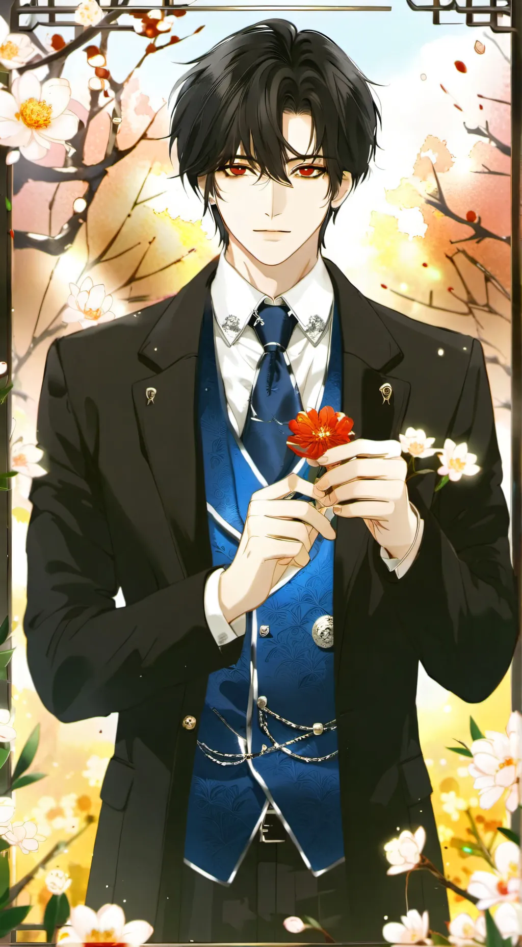 ai character: Xavier  background